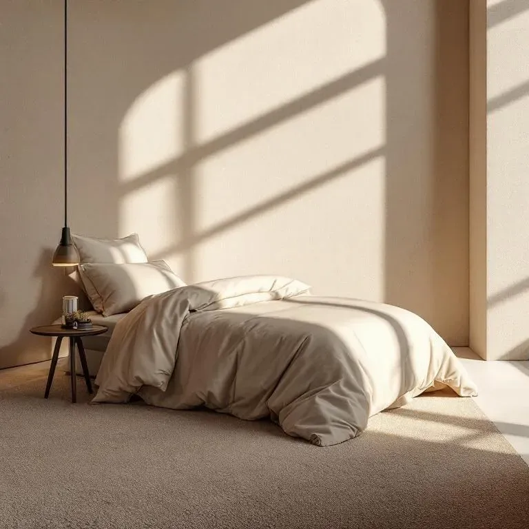 Qua Home Soho 200 TC Pamuk Perkal Tek Kişilik Nevresim Bej