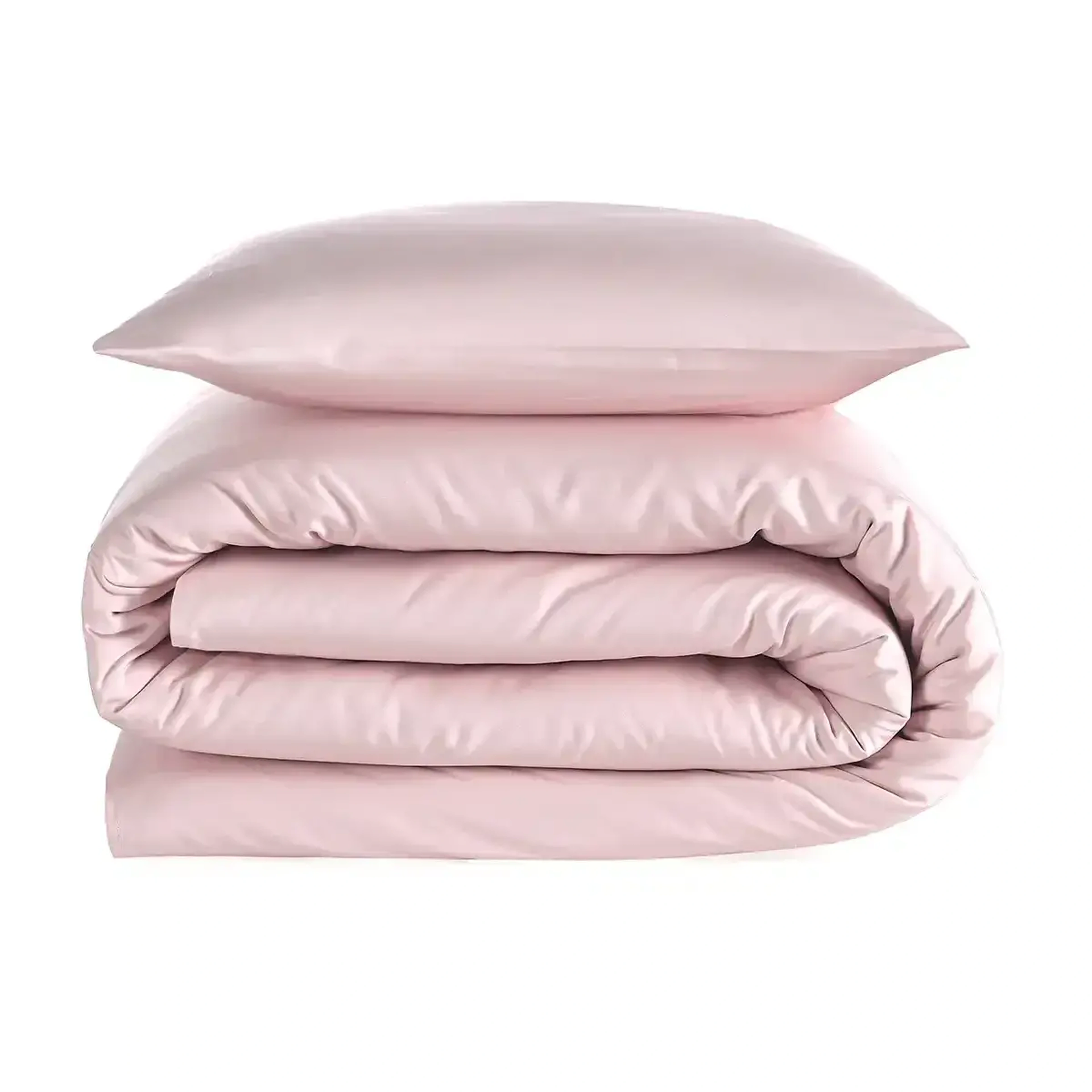 Qua Home Soho 200 TC Pamuk Perkal Tek Kişilik Nevresim Seti Pembe