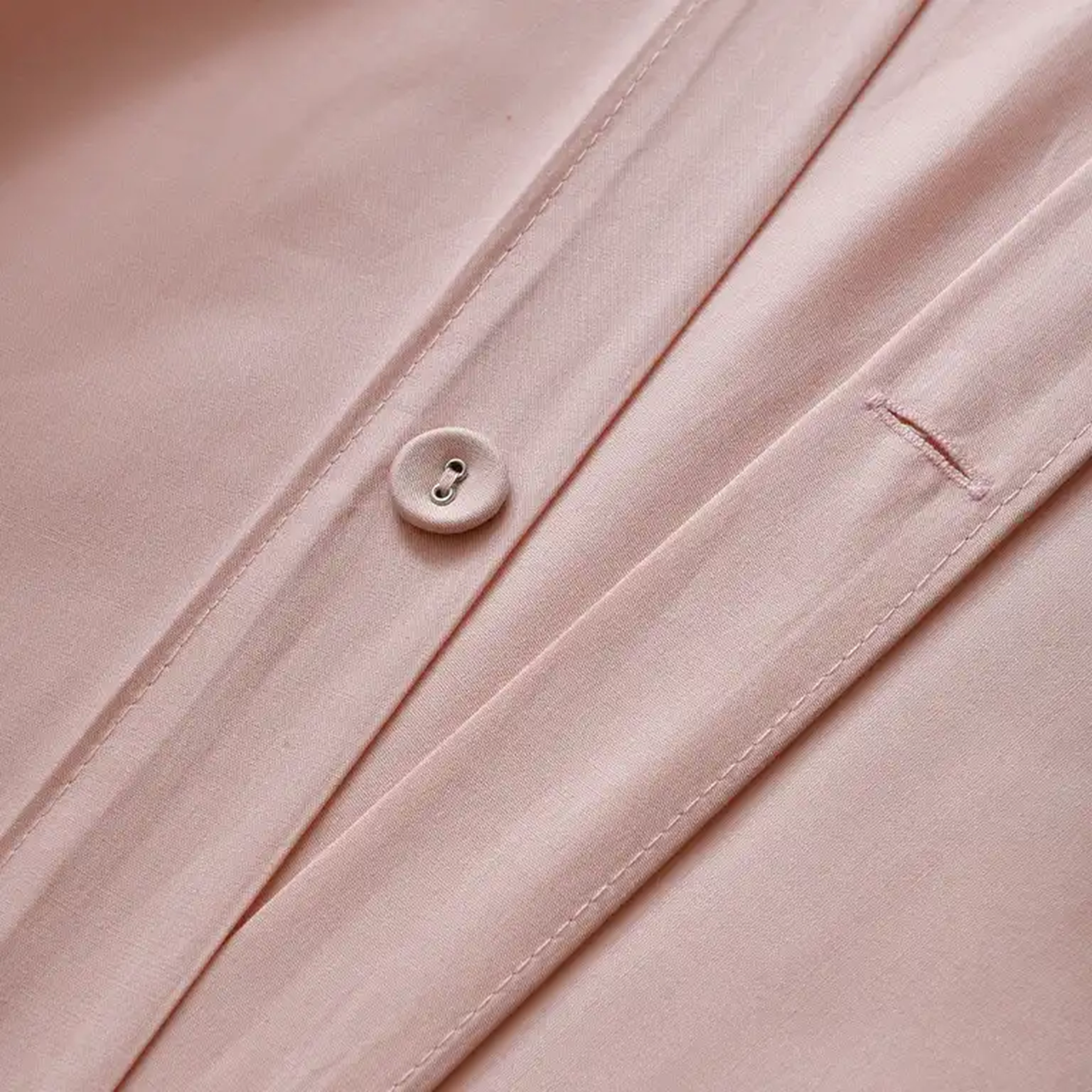 Qua Home Soho 200 TC Pamuk Perkal Tek Kişilik Nevresim Seti Pembe