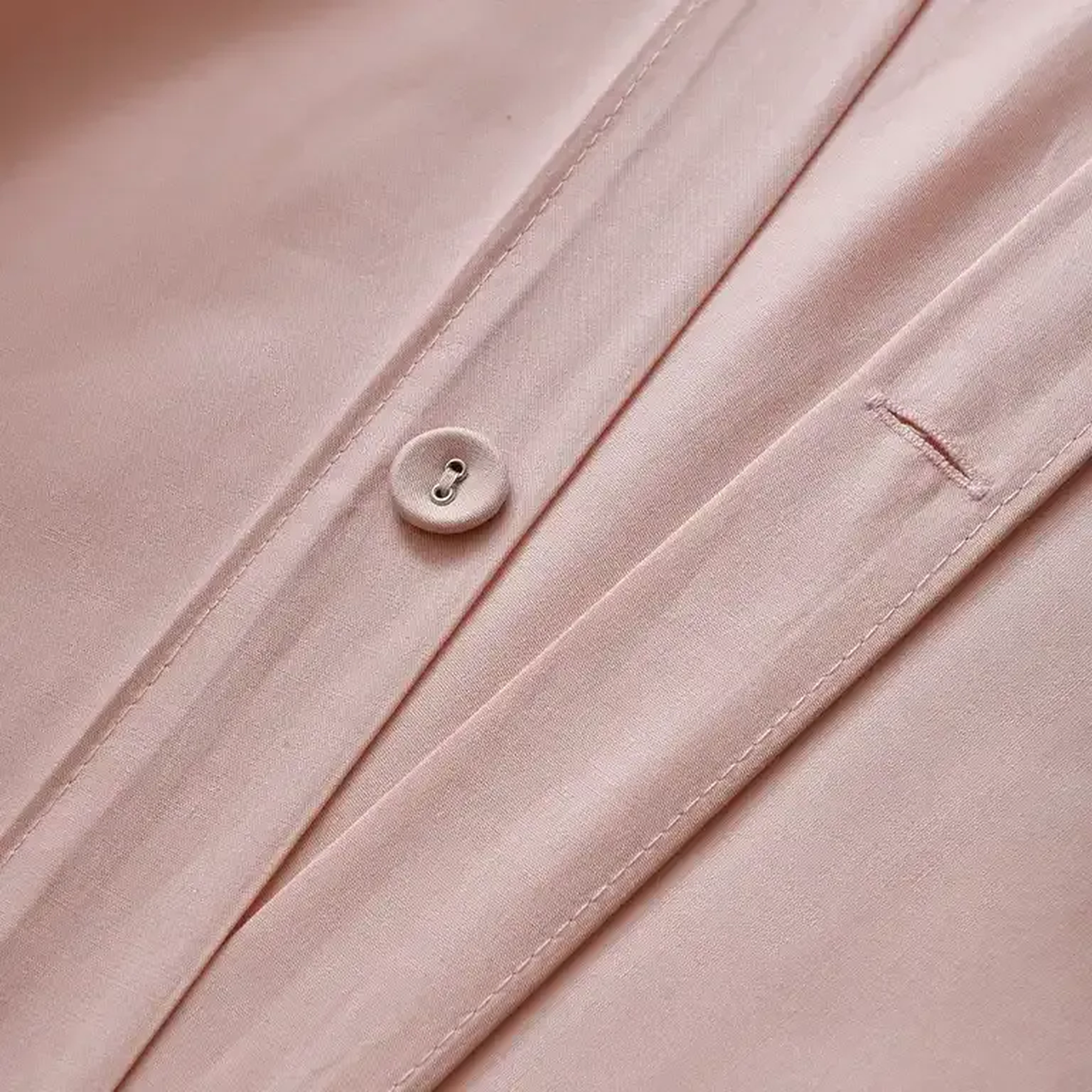 Qua Home Soho 200 TC Pamuk Perkal Tek Kişilik Nevresim Seti Pembe