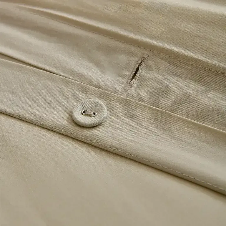 Qua Home Soho 200 TC Pamuk Perkal Çift Kişilik Nevresim Bej