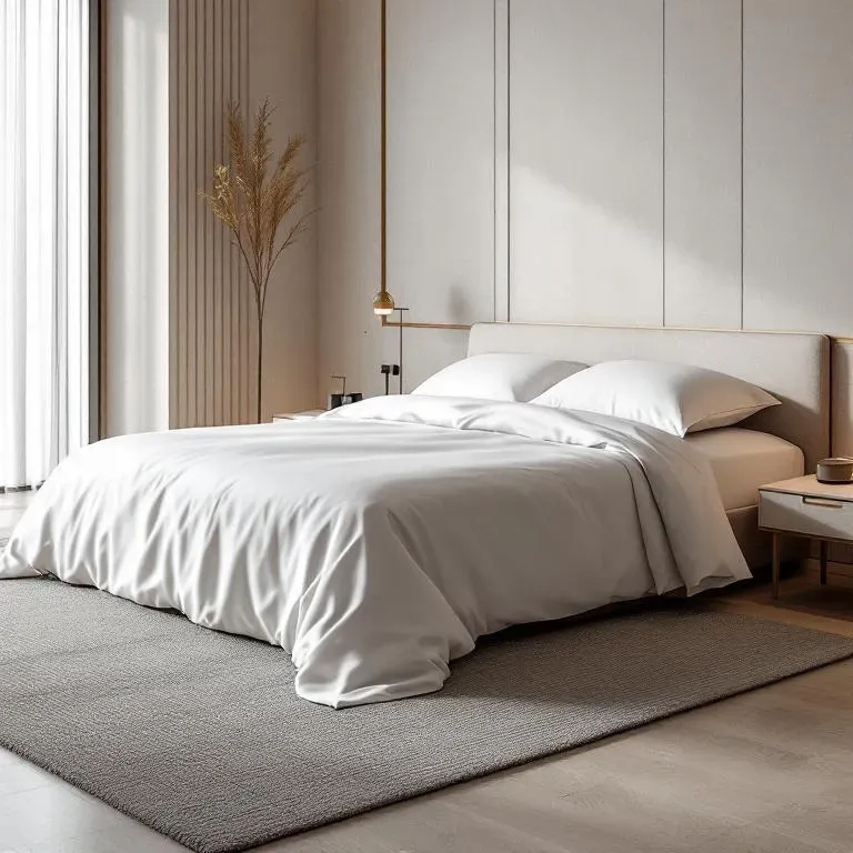 Qua Home Soho 200 TC Pamuk Perkal King Size Nevresim Beyaz