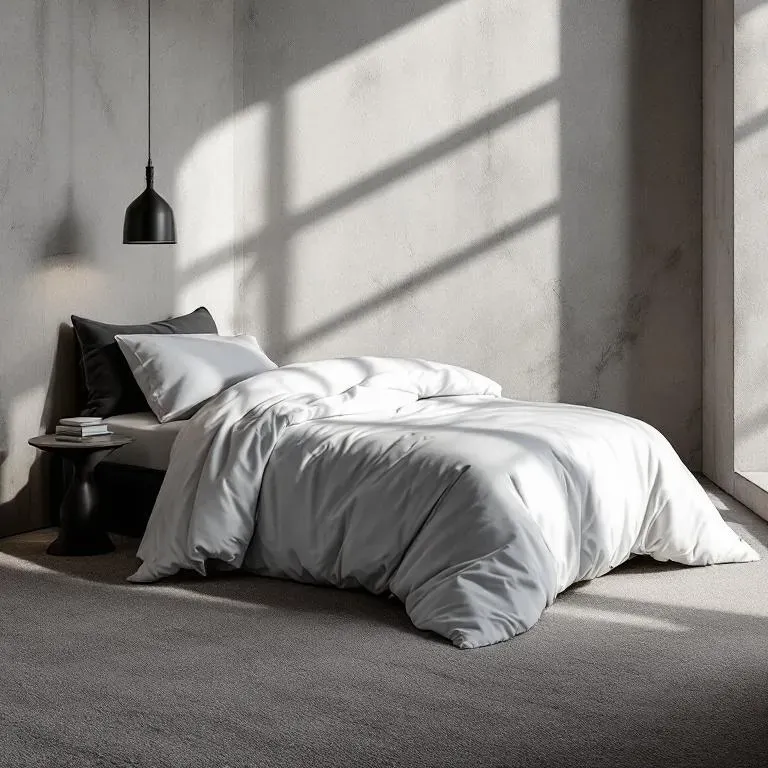 Qua Home Soho 200 TC Pamuk Perkal Tek Kişilik Nevresim Seti Gri