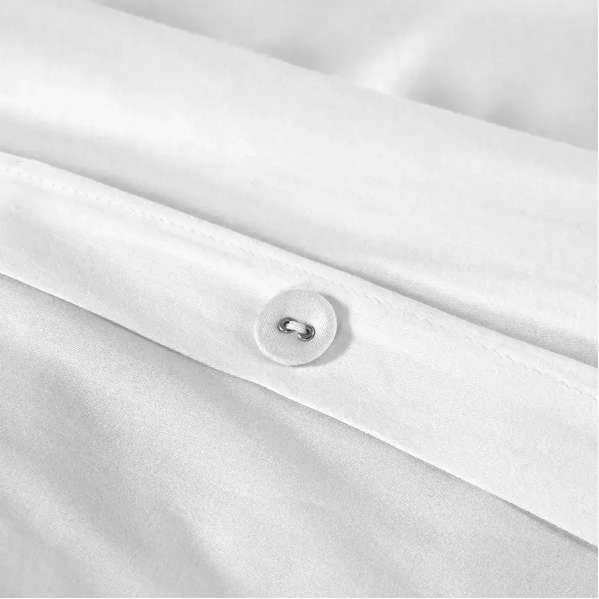 Qua Home Gloria 300 Tc Pamuk Saten Nakışlı King Size Nevresim Seti Beyaz Bej