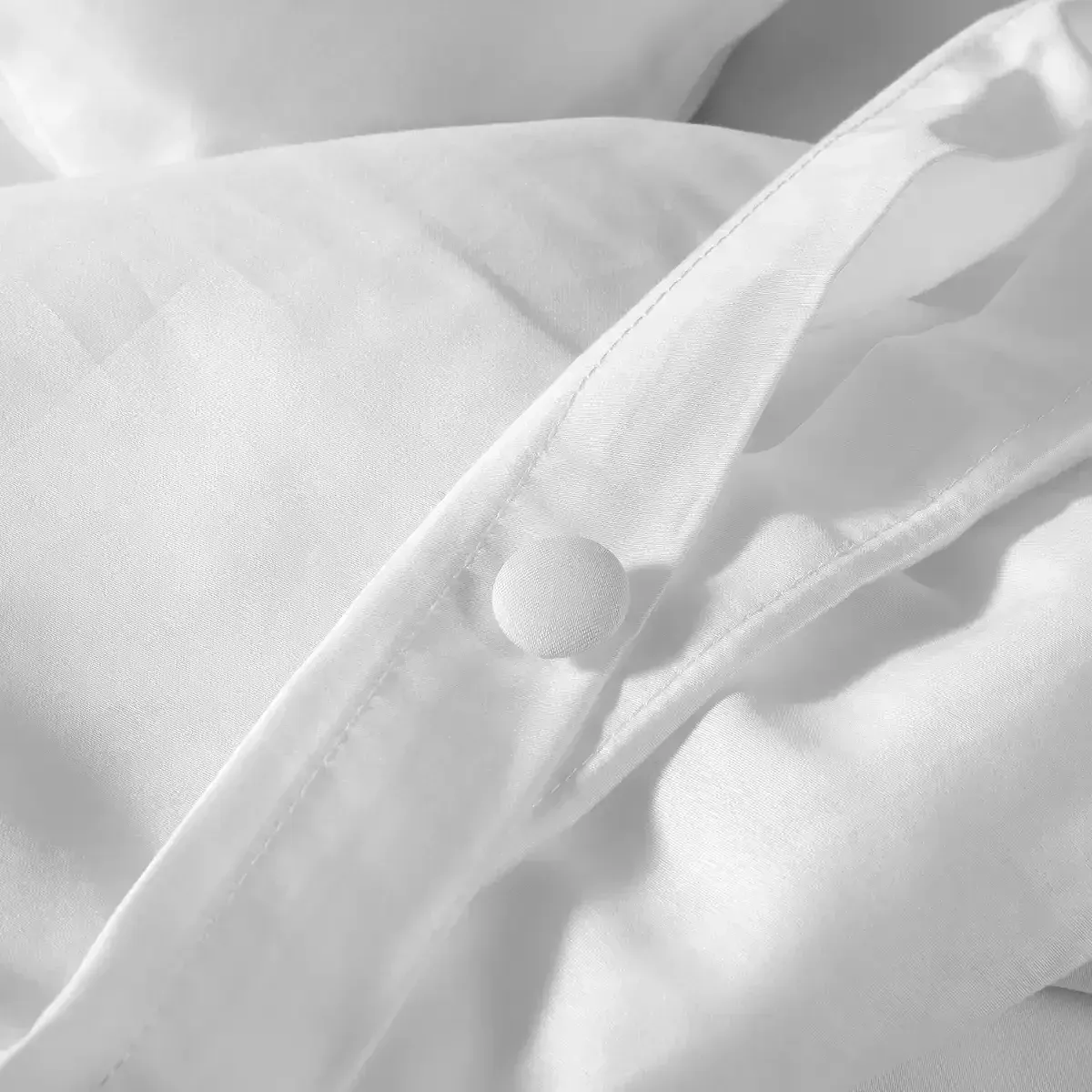 Qua Home Carmen 300 Tc Pamuk Saten Nakışlı Çift Kişilik Nevresim Seti Beyaz