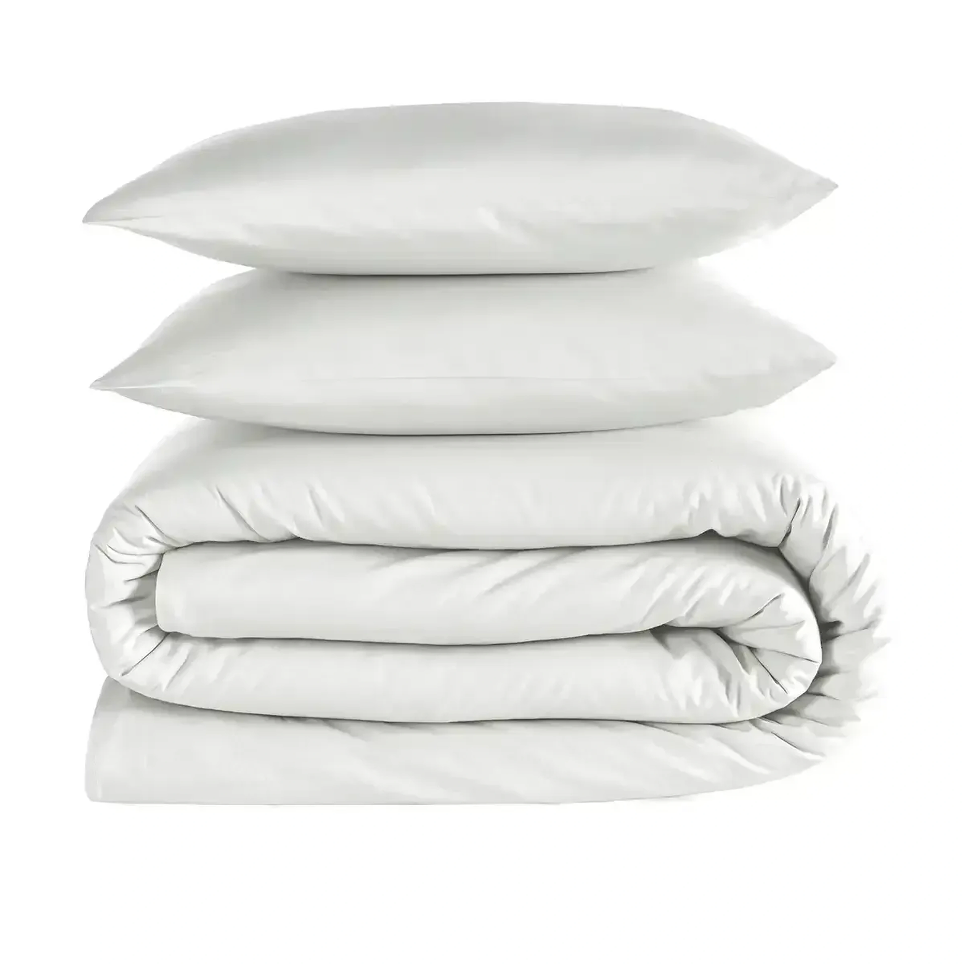 Qua Home Soho 200 TC Pamuk Perkal Çift Kişilik Nevresim Seti Beyaz