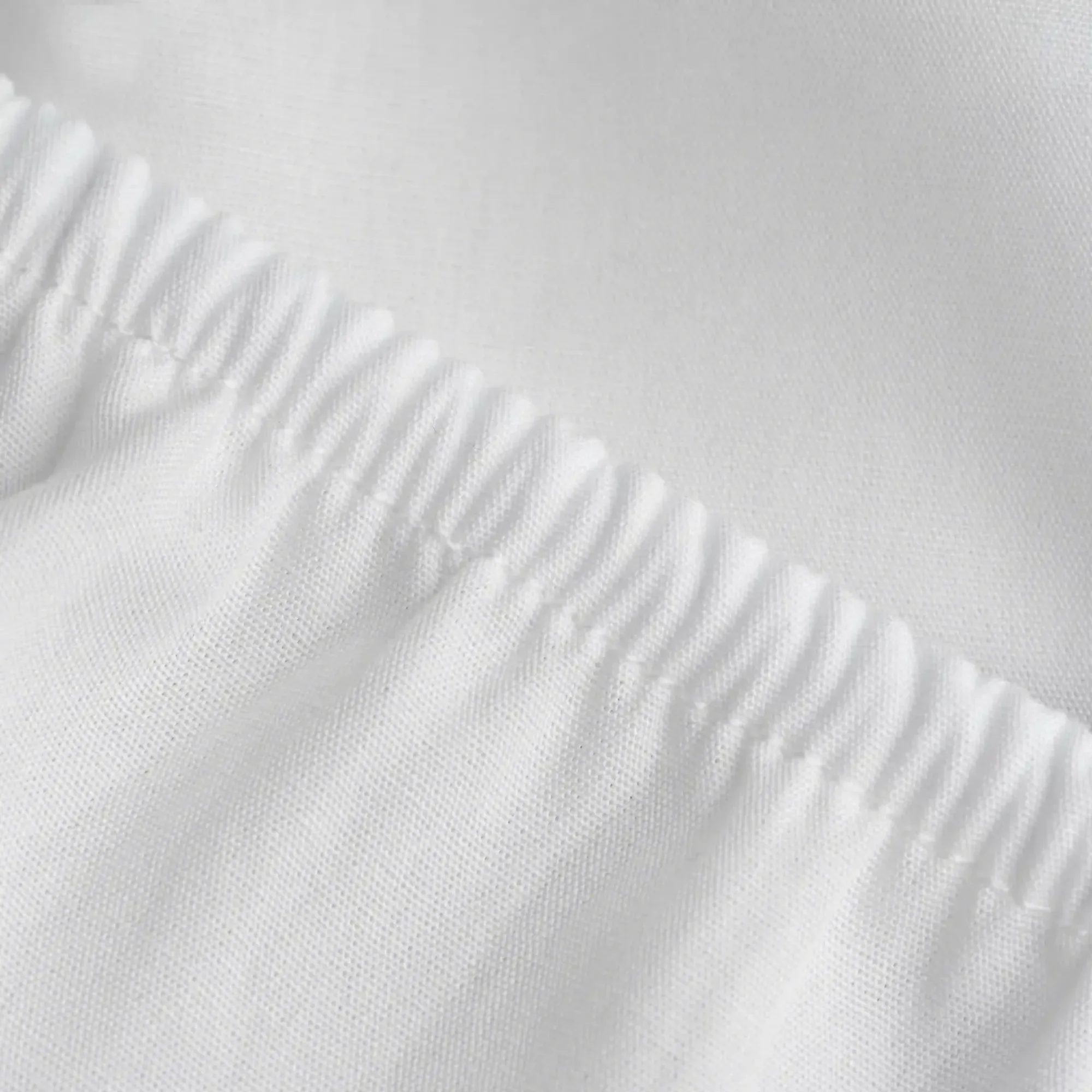 Qua Home Soho 200 TC Pamuk Perkal Tek Kişilik Lastikli Çarşaf Beyaz