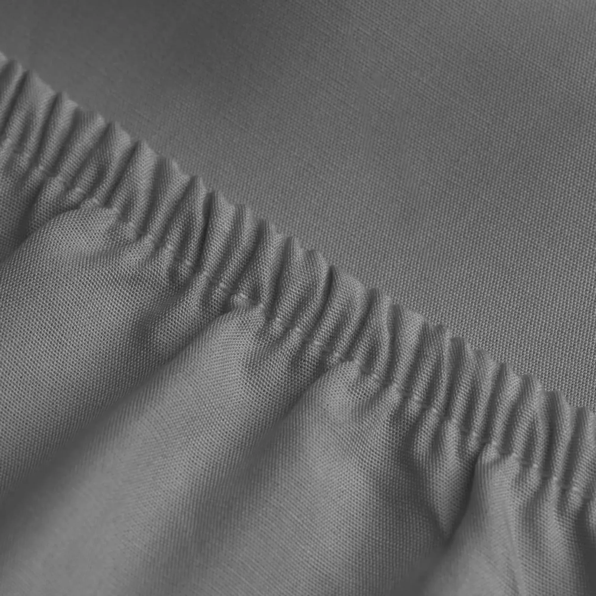 Qua Home Soho 200 TC Pamuk Perkal Tek Kişilik Lastikli Çarşaf Gri