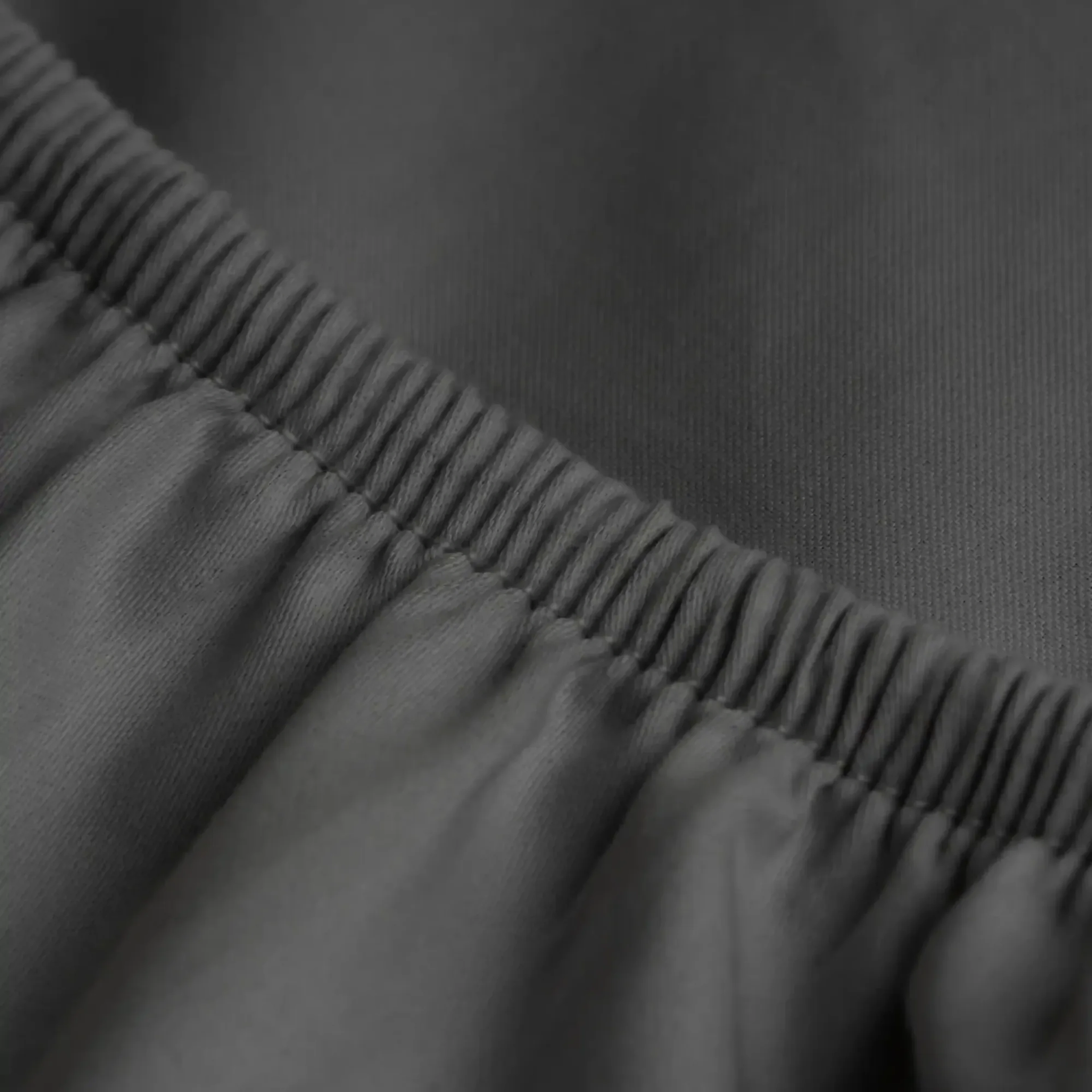 Qua Home Odin 300 TC Pamuk Saten Tek Kişilik Lastikli Çarşaf Antrasit