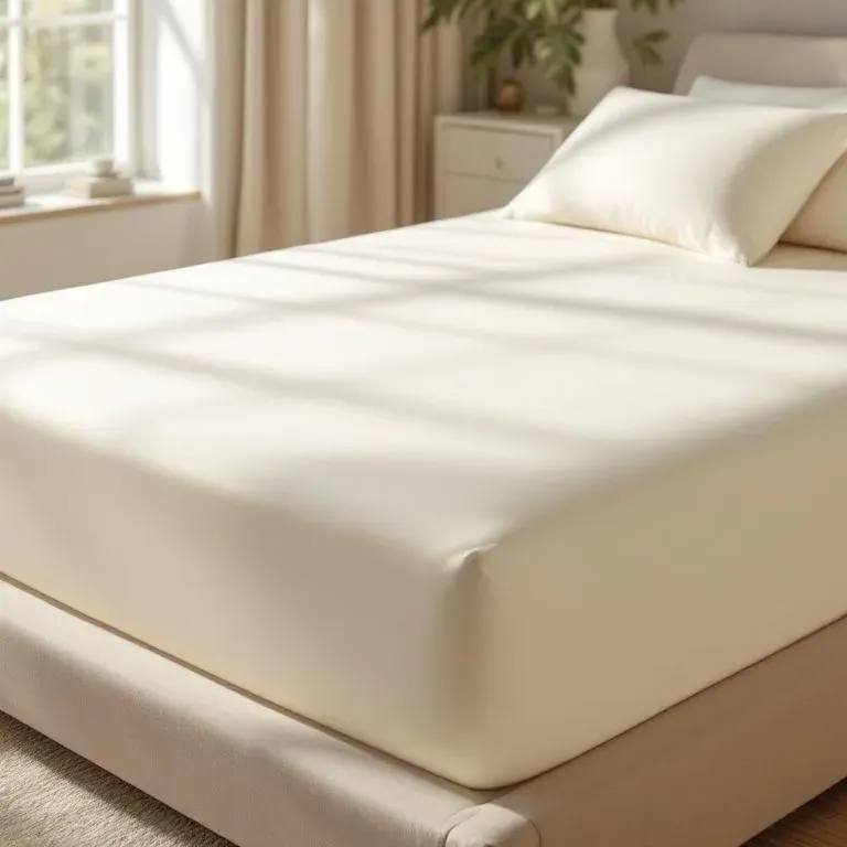 Qua Home Odin 300 TC Pamuk Saten Çift Kişilik Lastikli Çarşaf Ekru