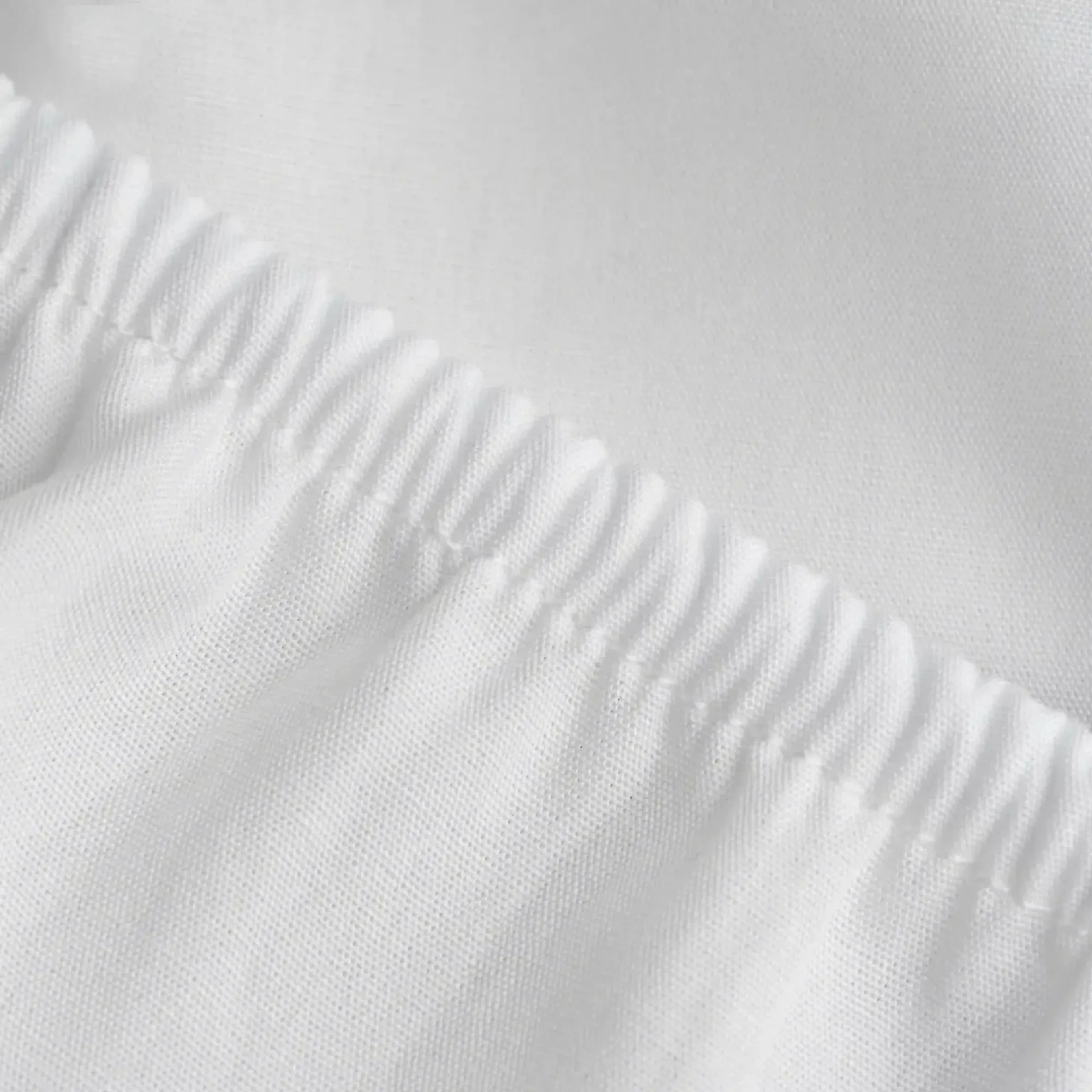 Qua Home Soho 200 TC Pamuk Perkal Çift Kişilik Lastikli Çarşaf Beyaz