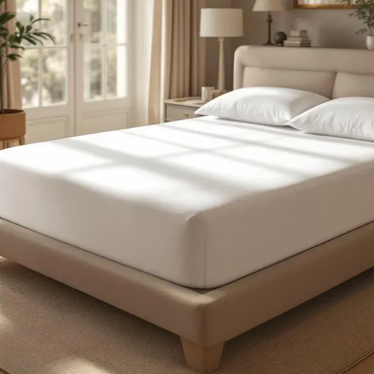 Qua Home Odin 300 TC Pamuk Saten Çift Kişilik Çarşaf Beyaz