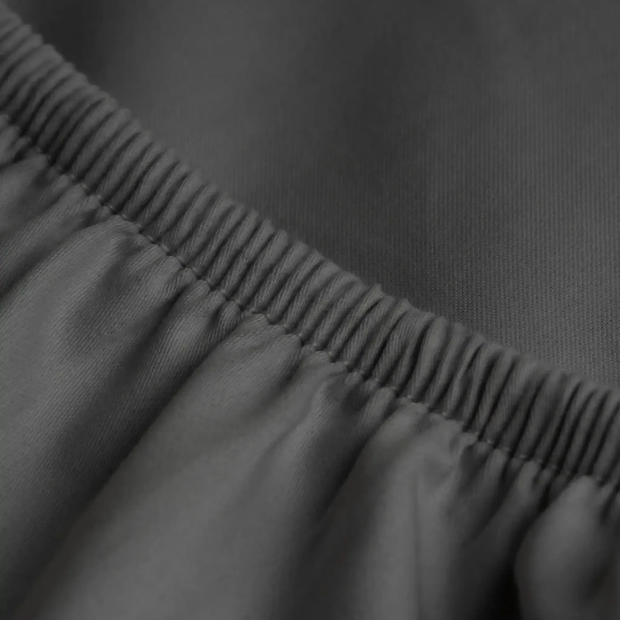 Qua Home Odin 300 TC Pamuk Saten Çift Kişilik Lastikli Çarşaf Antrasit