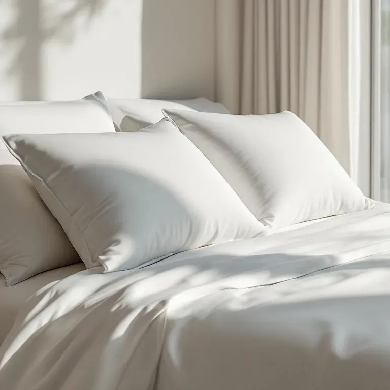 Qua Home Soho 200 TC Pamuk Perkal Yastık Kılıfı Beyaz