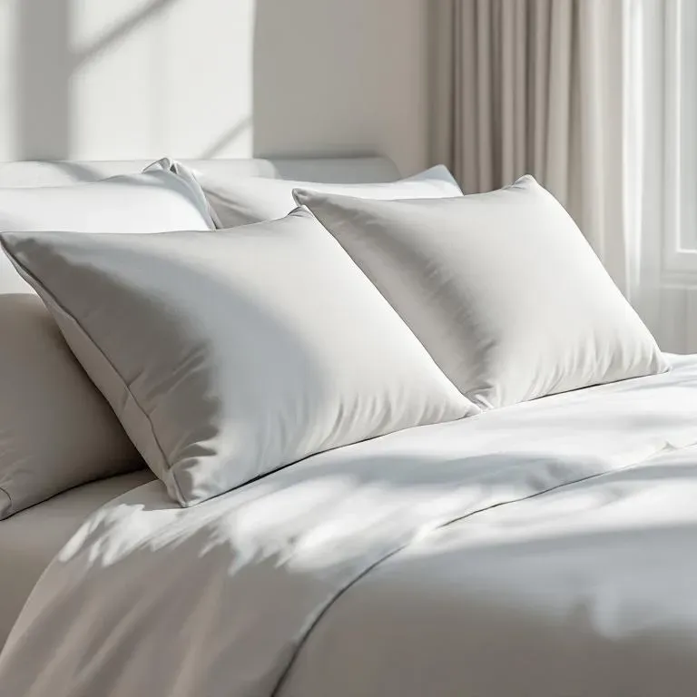 Qua Home Odin 300 TC Pamuk Saten Yastık Kılıfı Taş