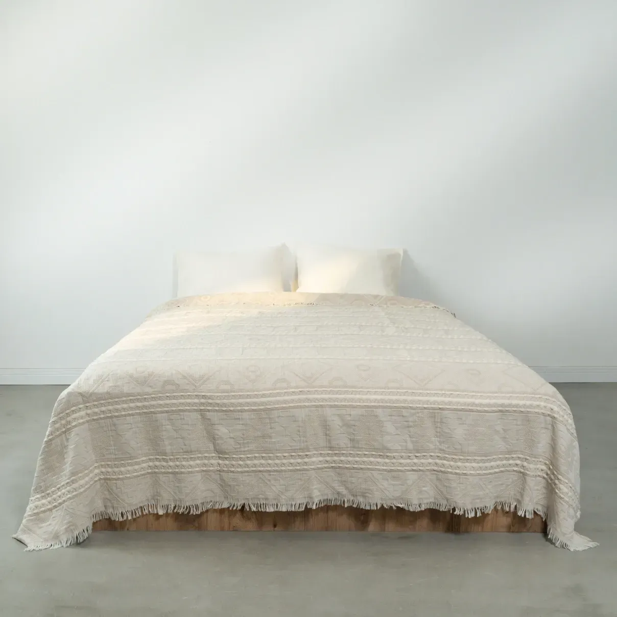 Qua Home Olite Penye Pamuk El Havlusu Kahverengi 30x50 cm