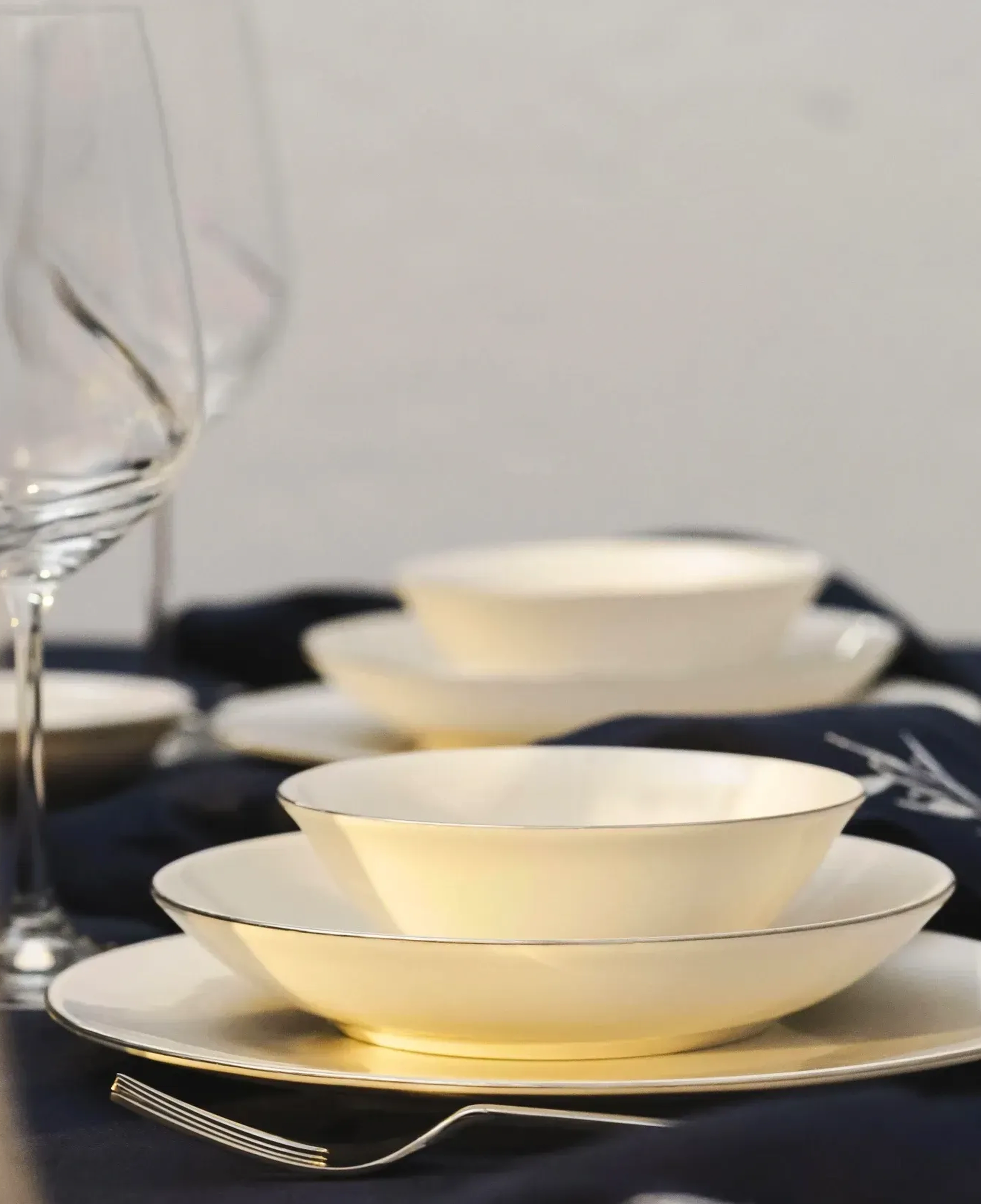 Qua Home Elias Platin Servis Tabağı 25 cm