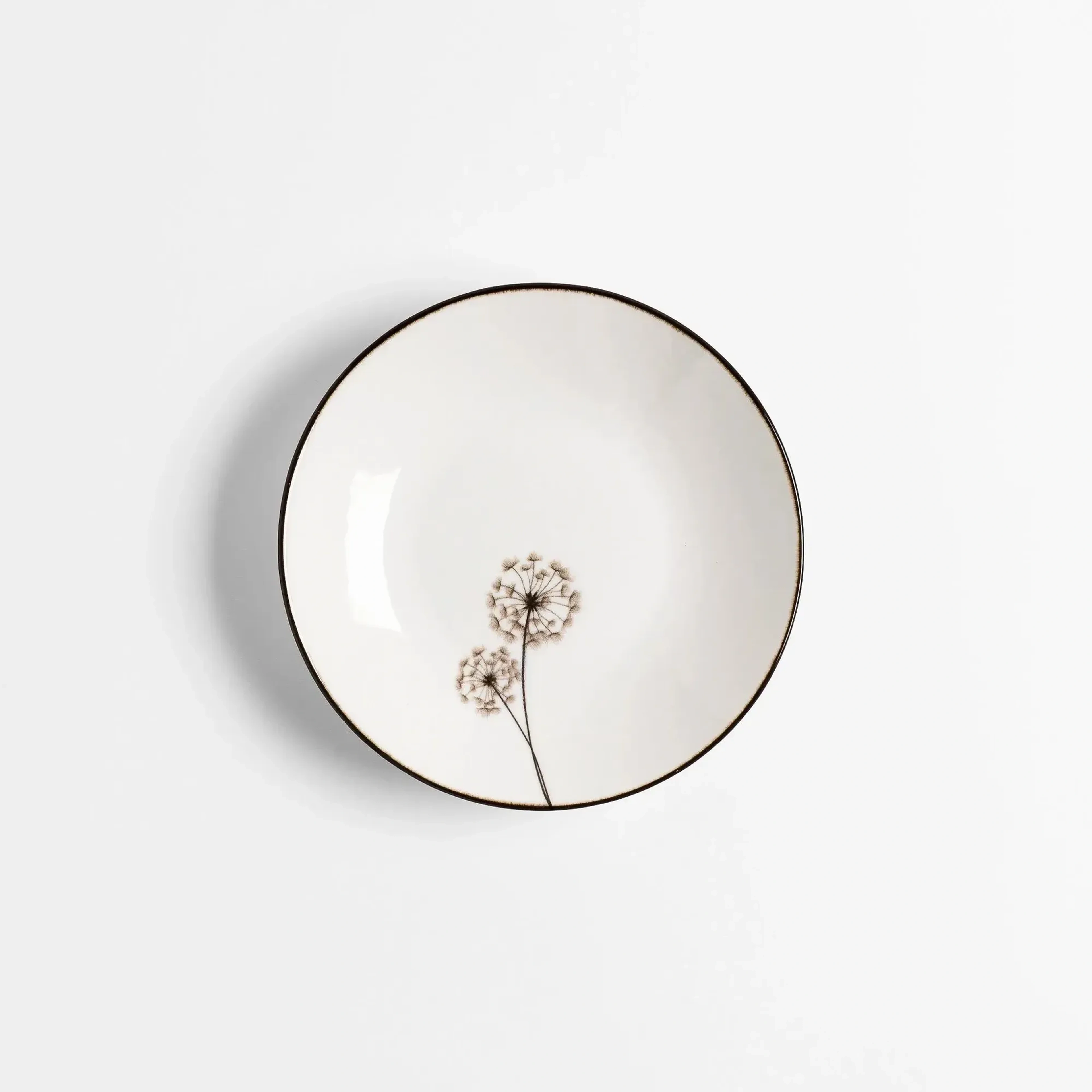 Qua Home Nash Desenli Çukur Tabak 21 cm