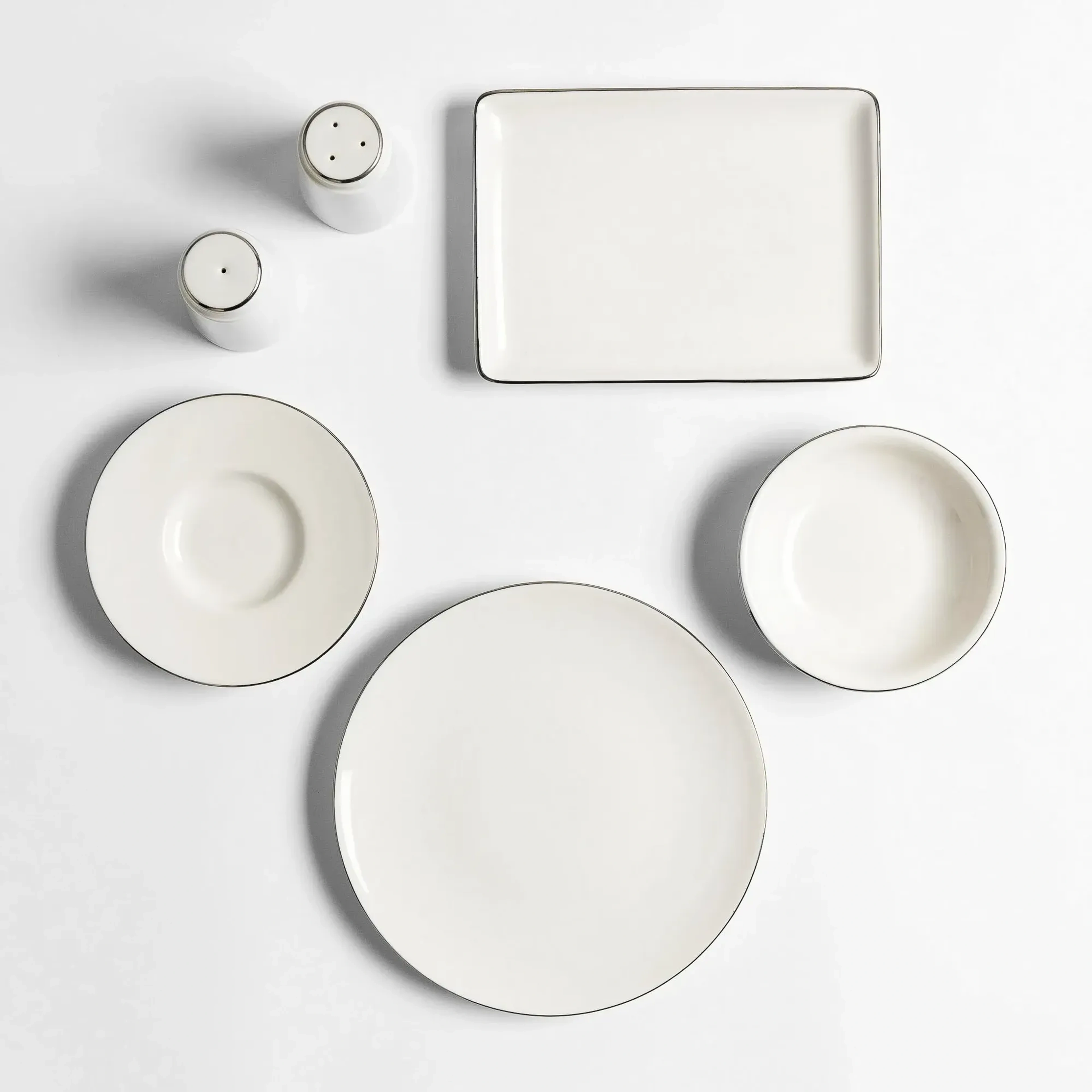 Qua Home Elias Platin Çay Tabağı 12 cm