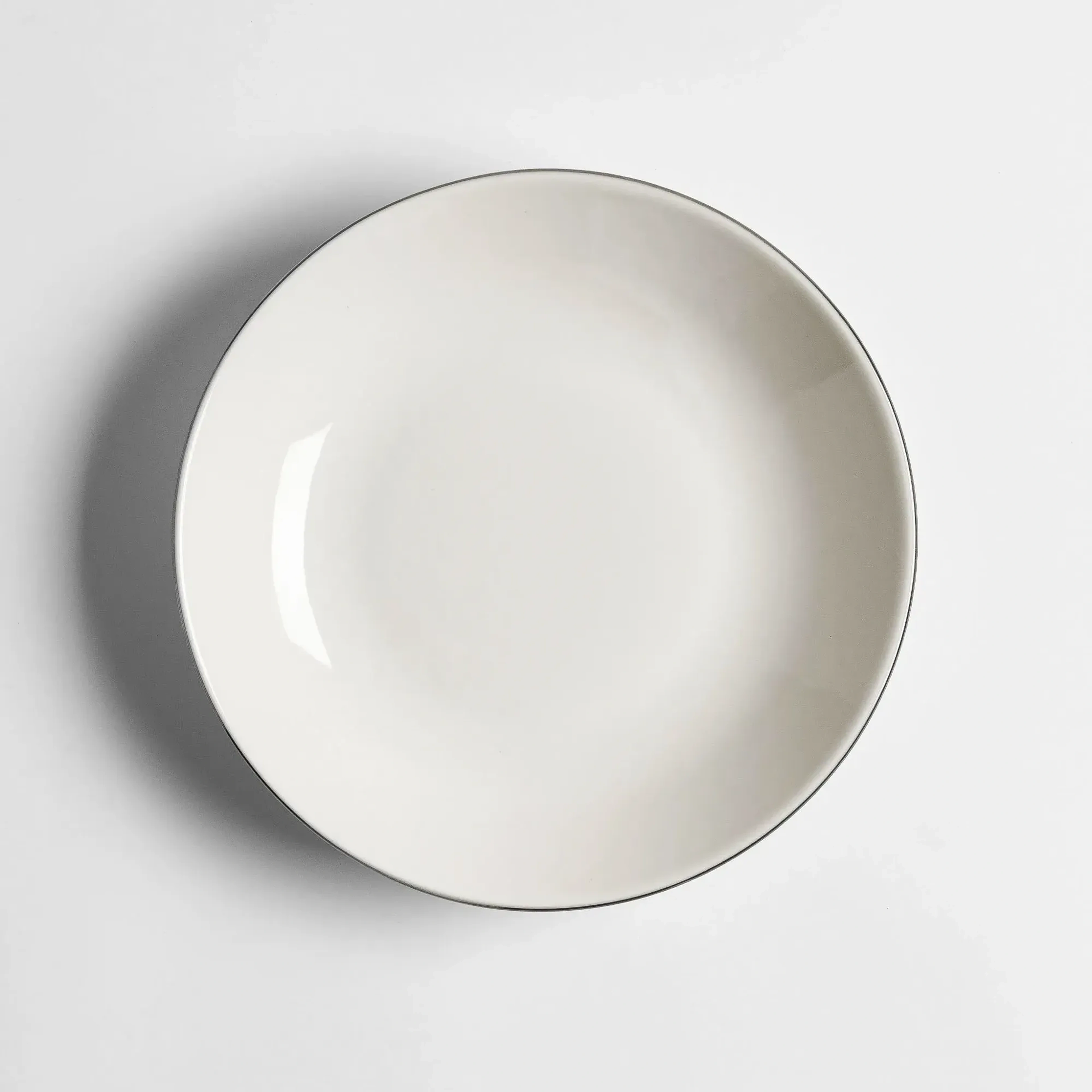 Qua Home Elias Platin Çukur Tabak 19 cm