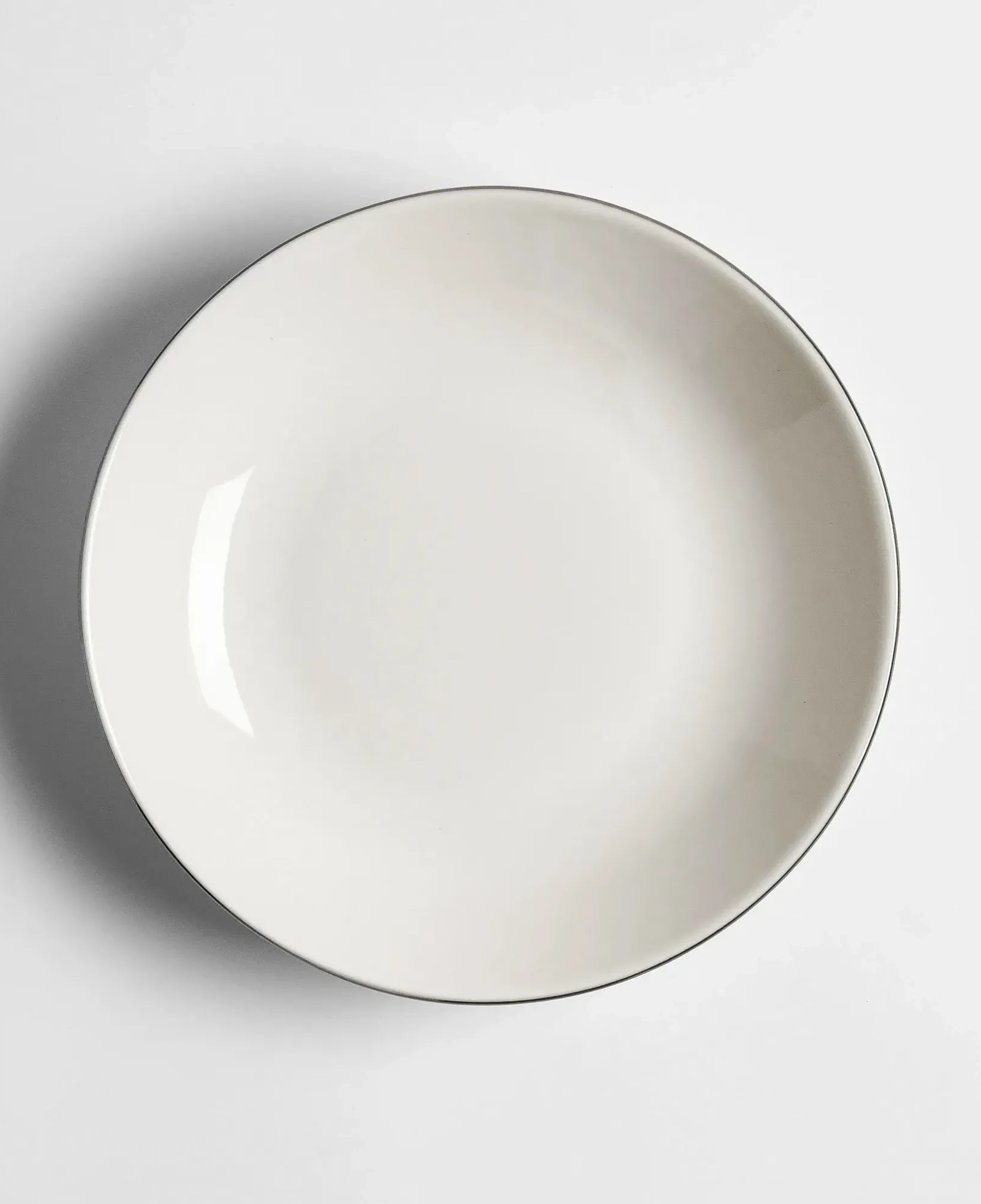 Qua Home Elias Platin Çukur Tabak 19 cm