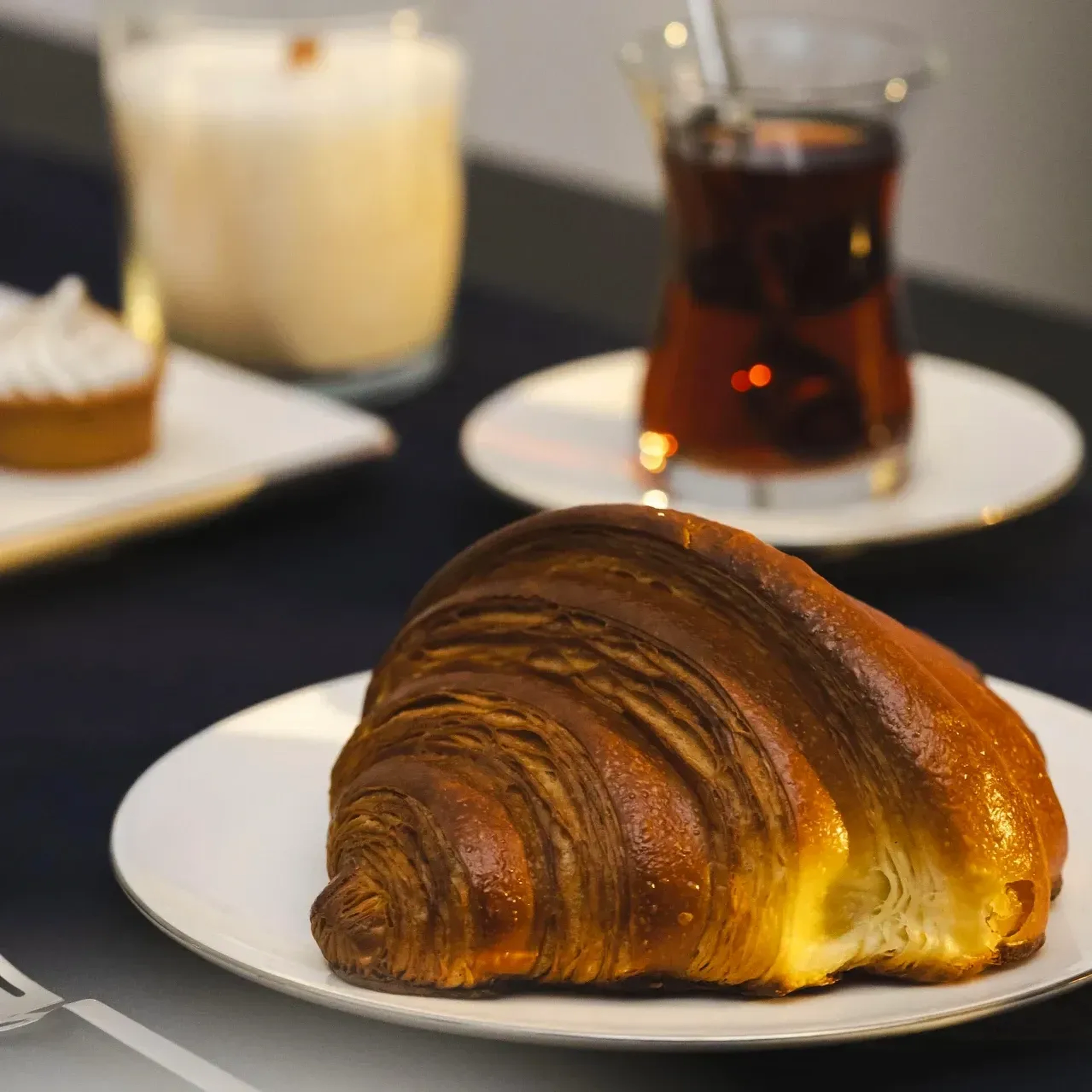 Qua Home Elias Platin Pasta Tabağı 19 cm