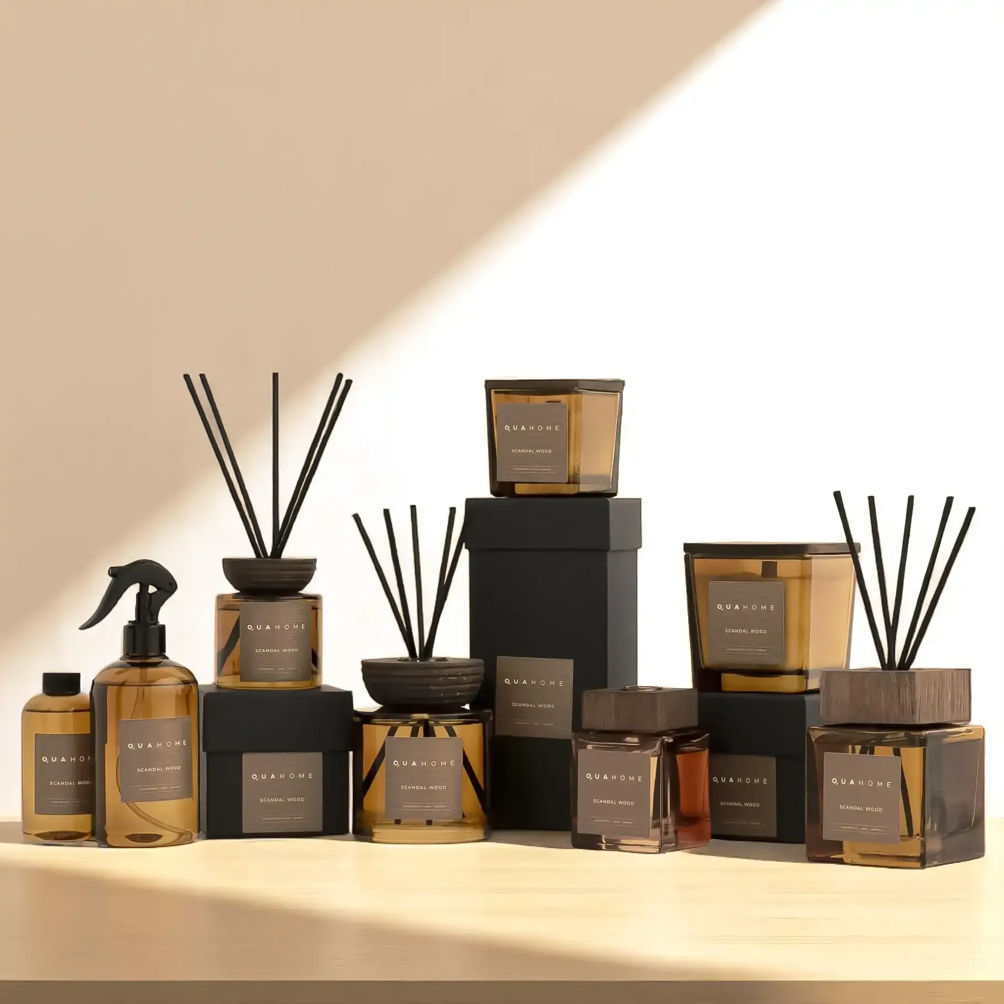 Qua Home Scandal Wood Kokulu Mum Hardal 270 Gr