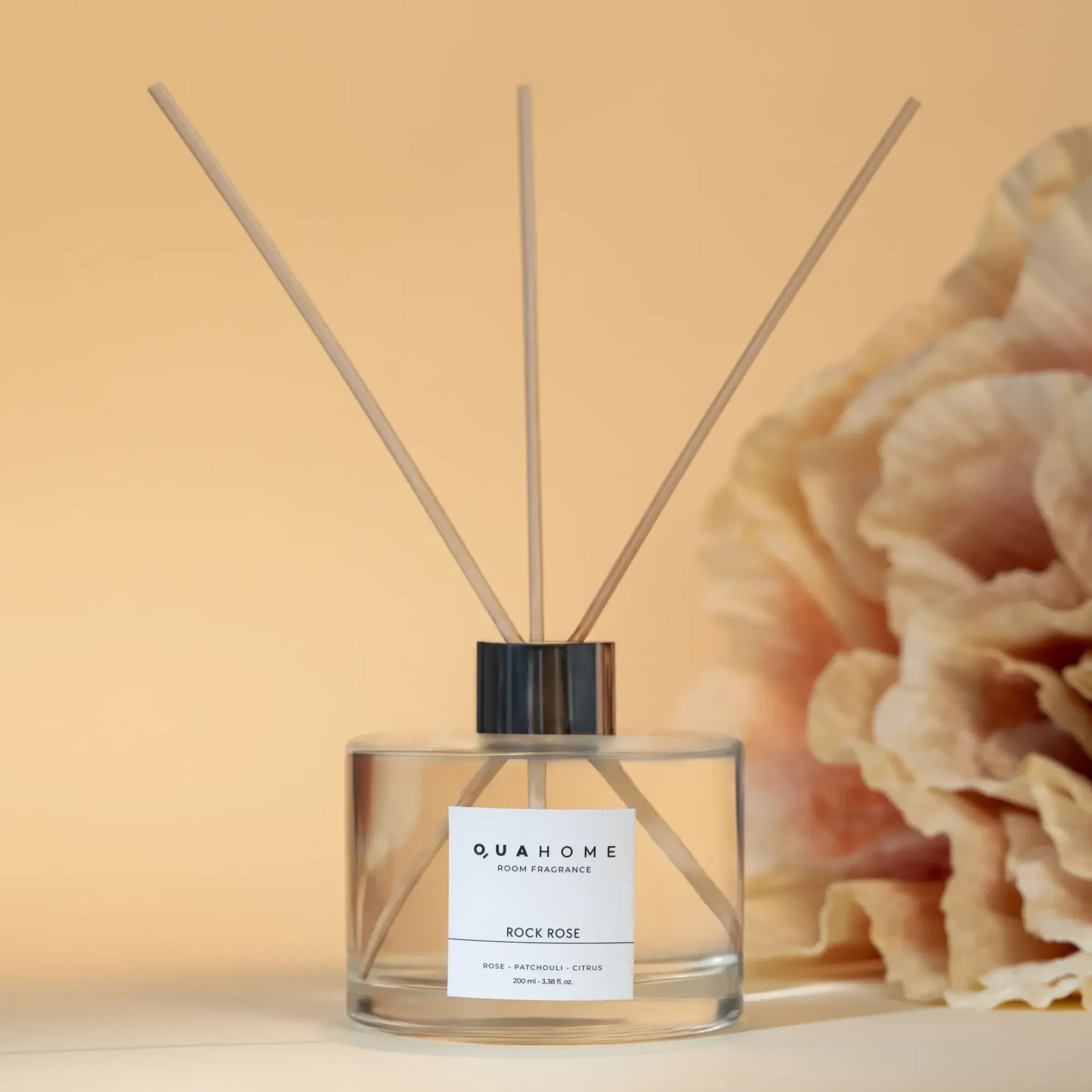 Qua Home Rock Rose Çubuklu Oda Kokusu Silindir Şişe 200 Ml