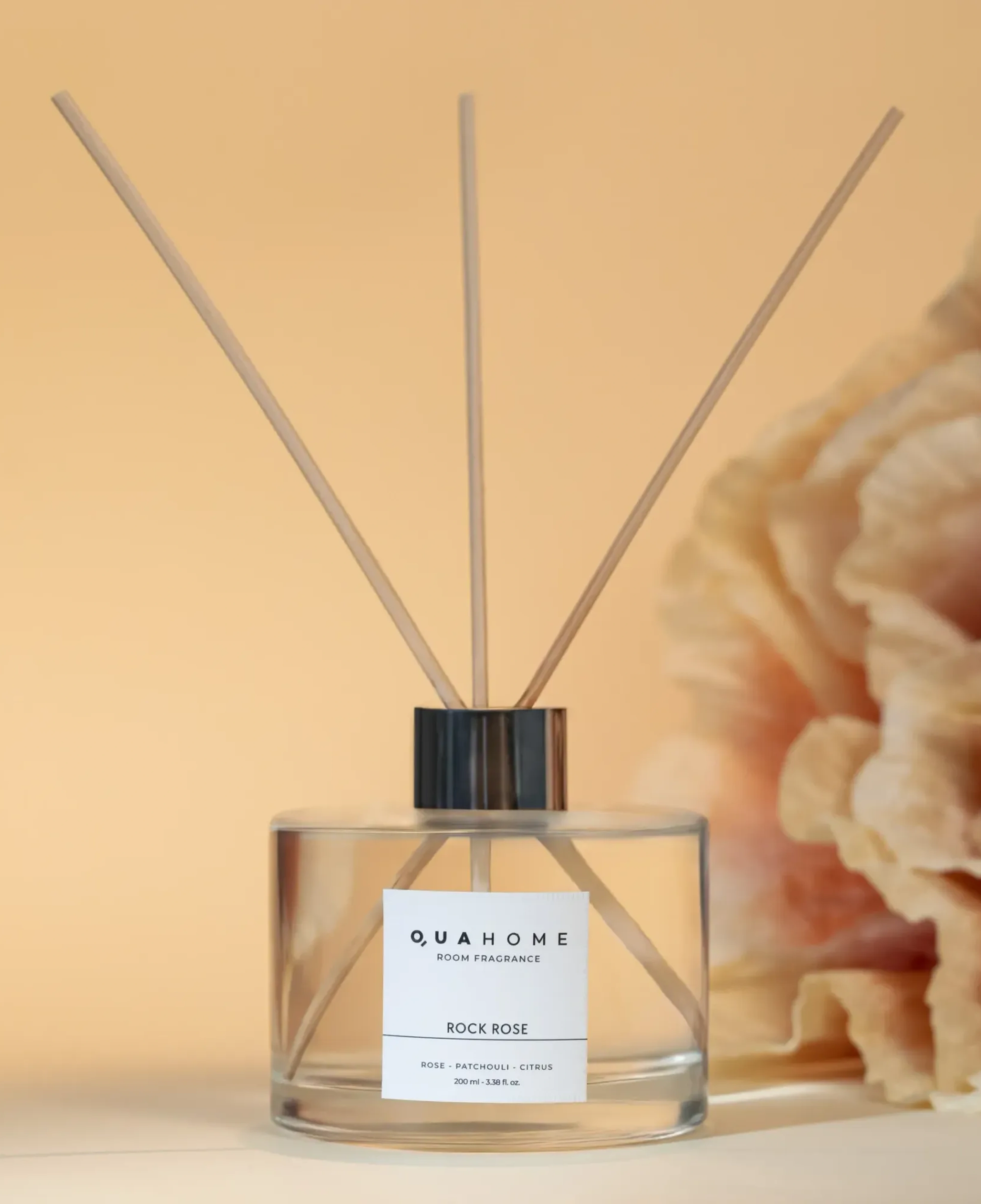 Qua Home Rock Rose Çubuklu Oda Kokusu Silindir Şişe 200 Ml