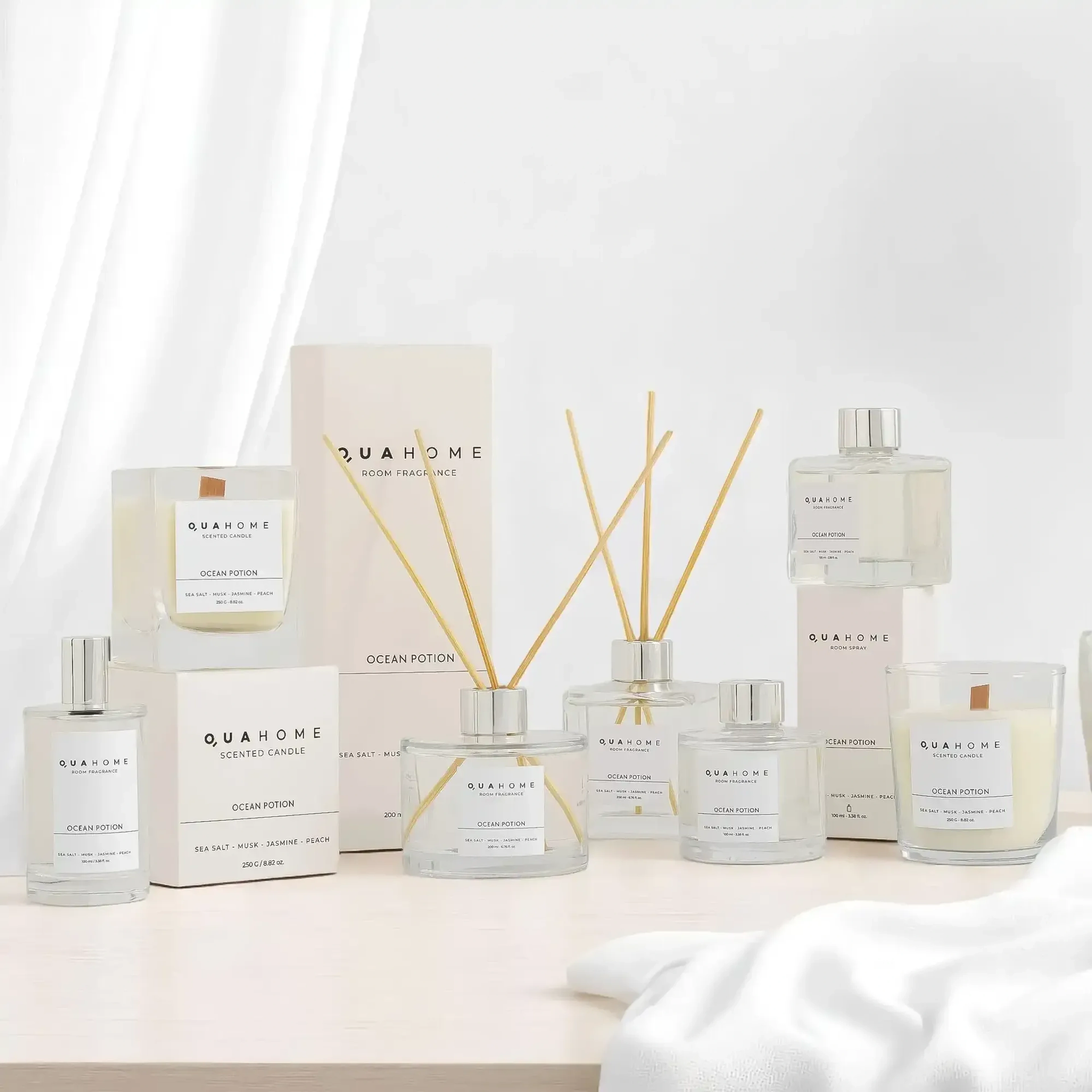 Qua Home Ocean Potion Çubuklu Oda Kokusu Küp Şişe 200 Ml