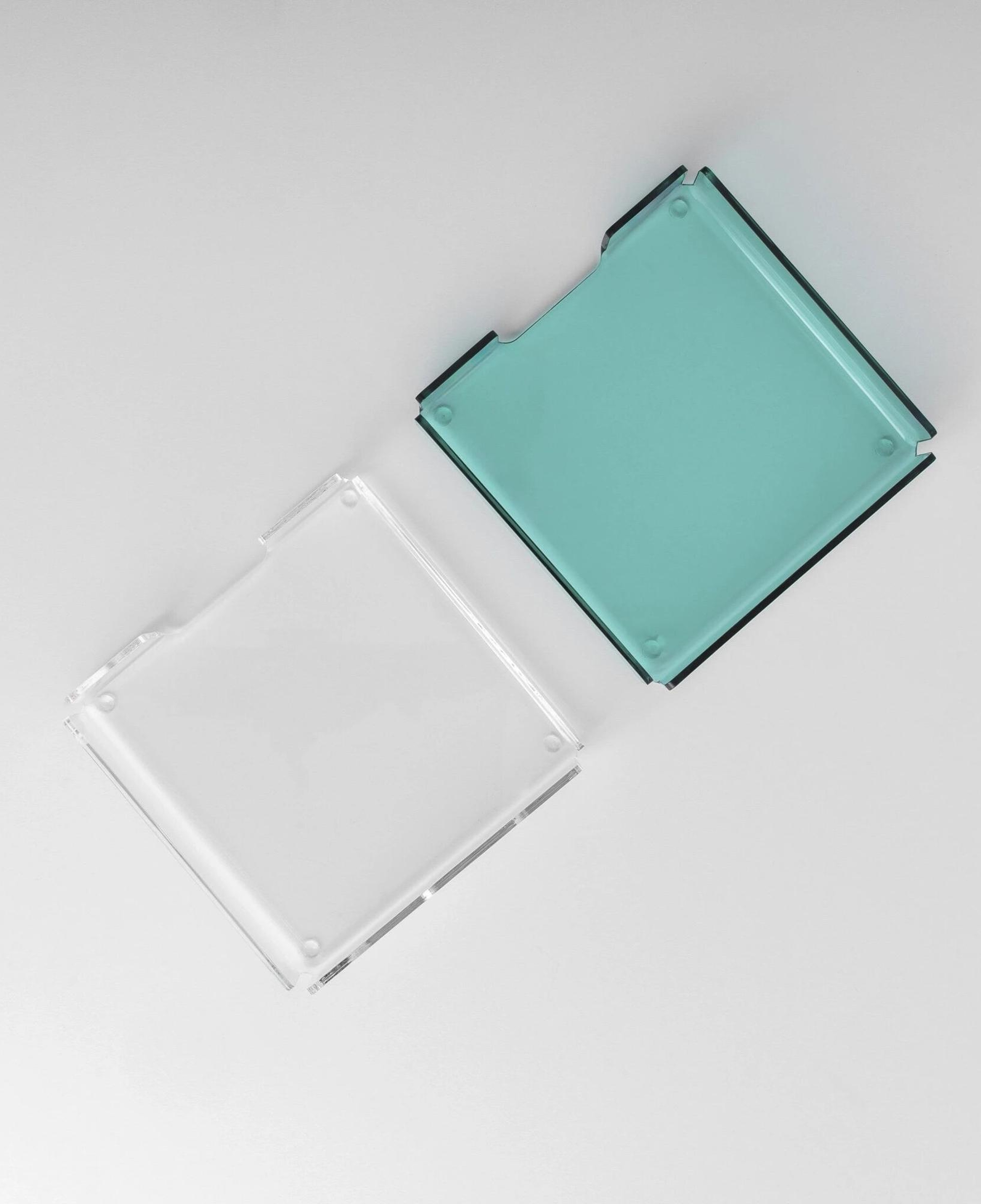 Qua Home Heily Pleksi Peçetelik Yeşil 18x18 cm