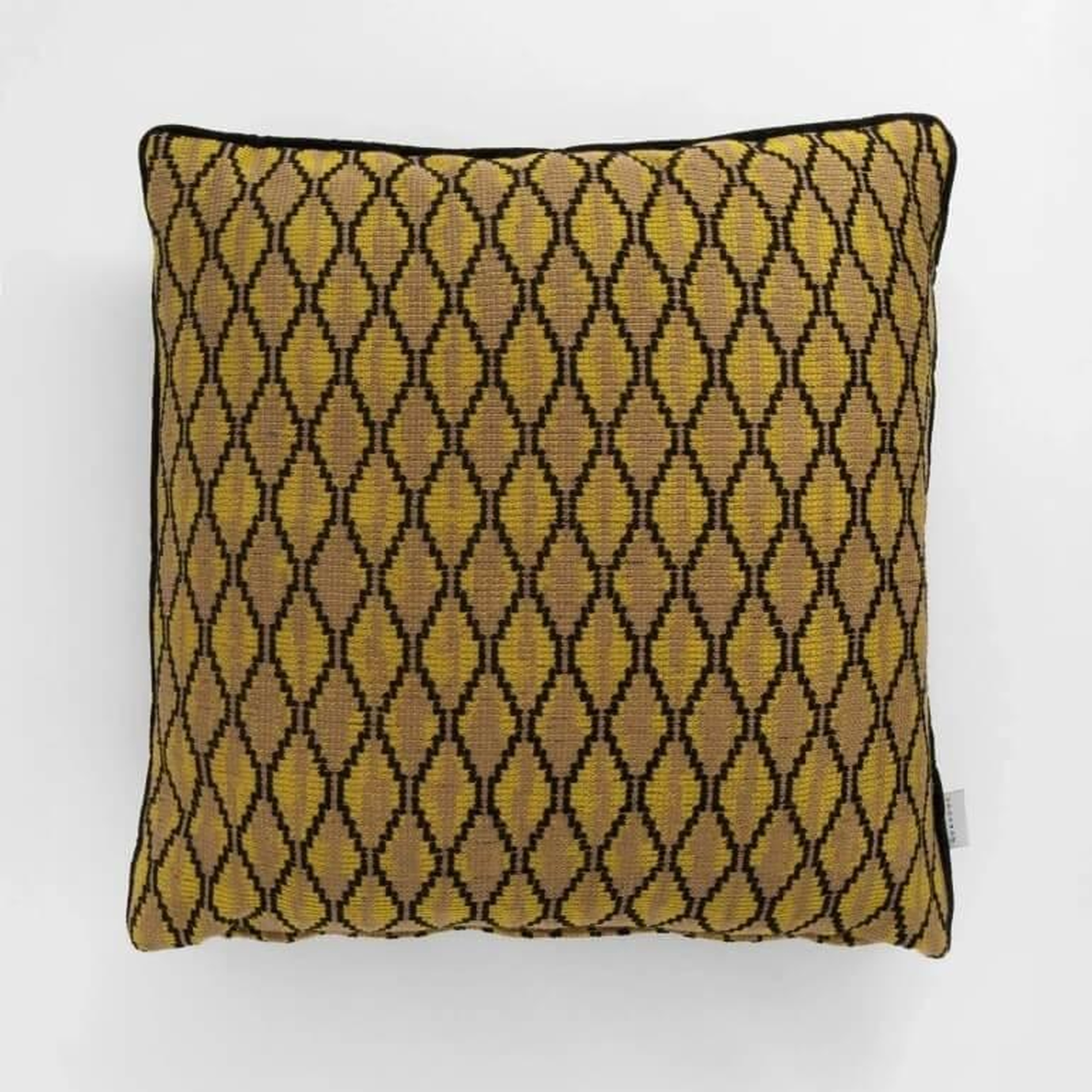 Qua Home Roche Biyeli Dekoratif Kırlent Vizon Siyah 45x45