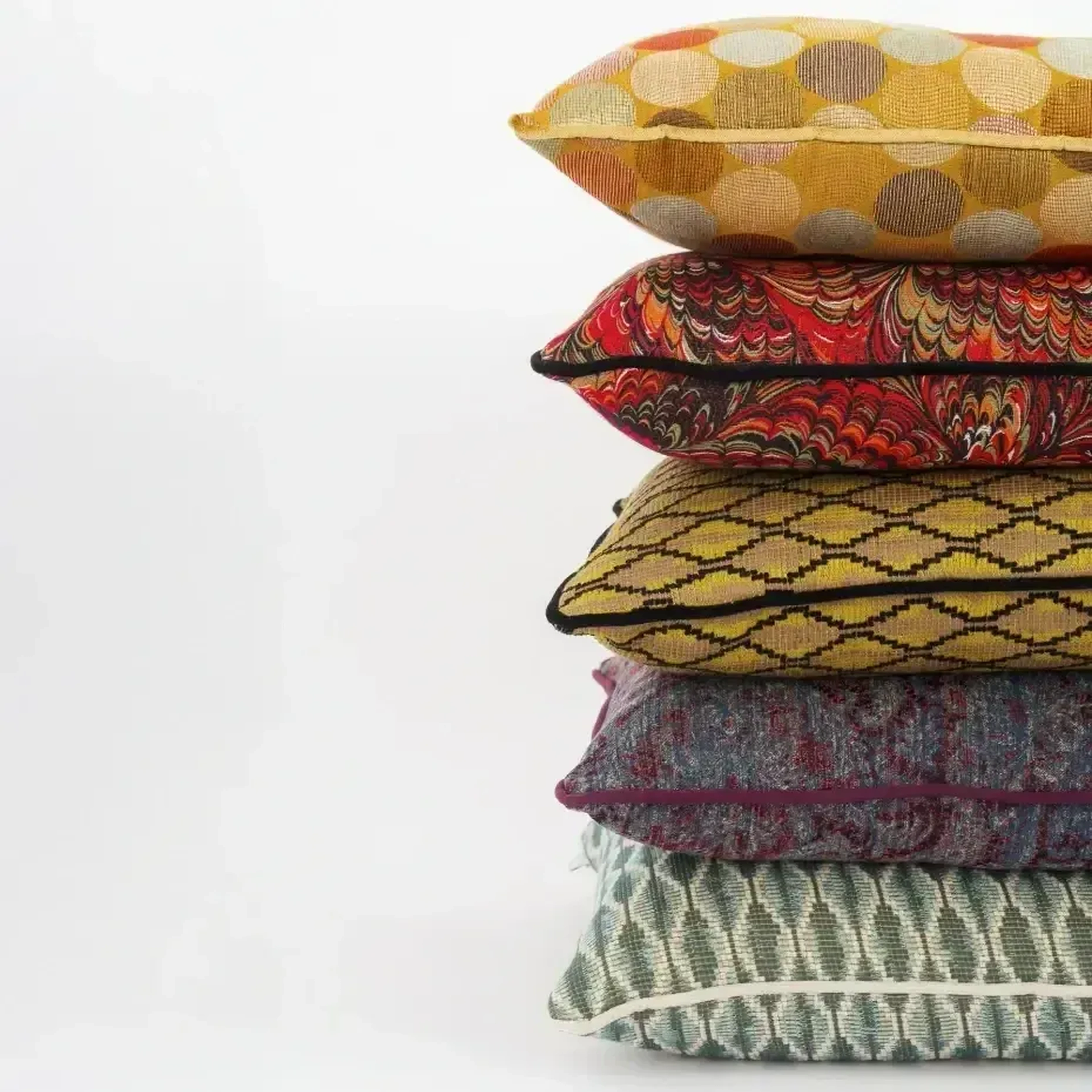 Qua Home Caido Biyeli Dekoratif Kırlent Renkli 45x45