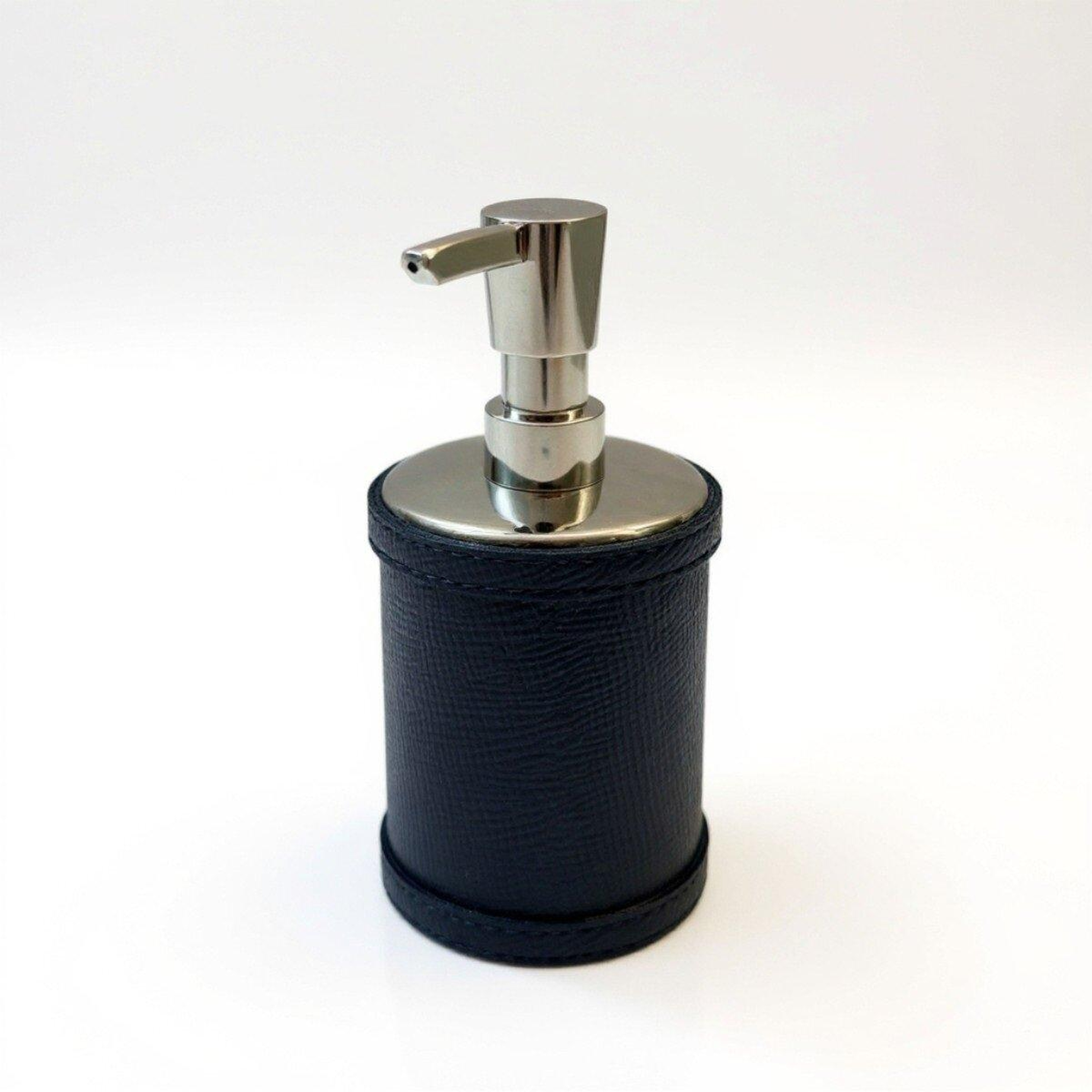 Qua Home Slvie Deri Sabunluk Seti Lacivert