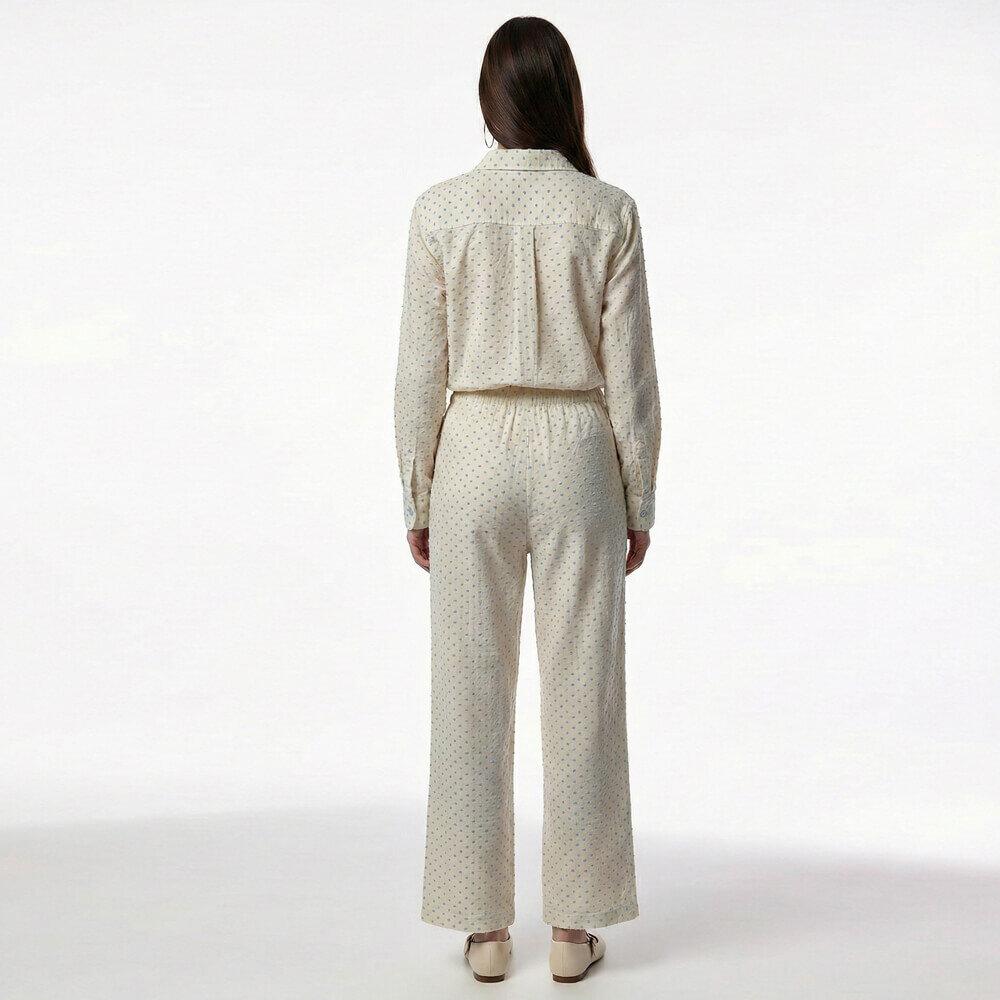 Josef Kadın Müslin Pantolon Mavi