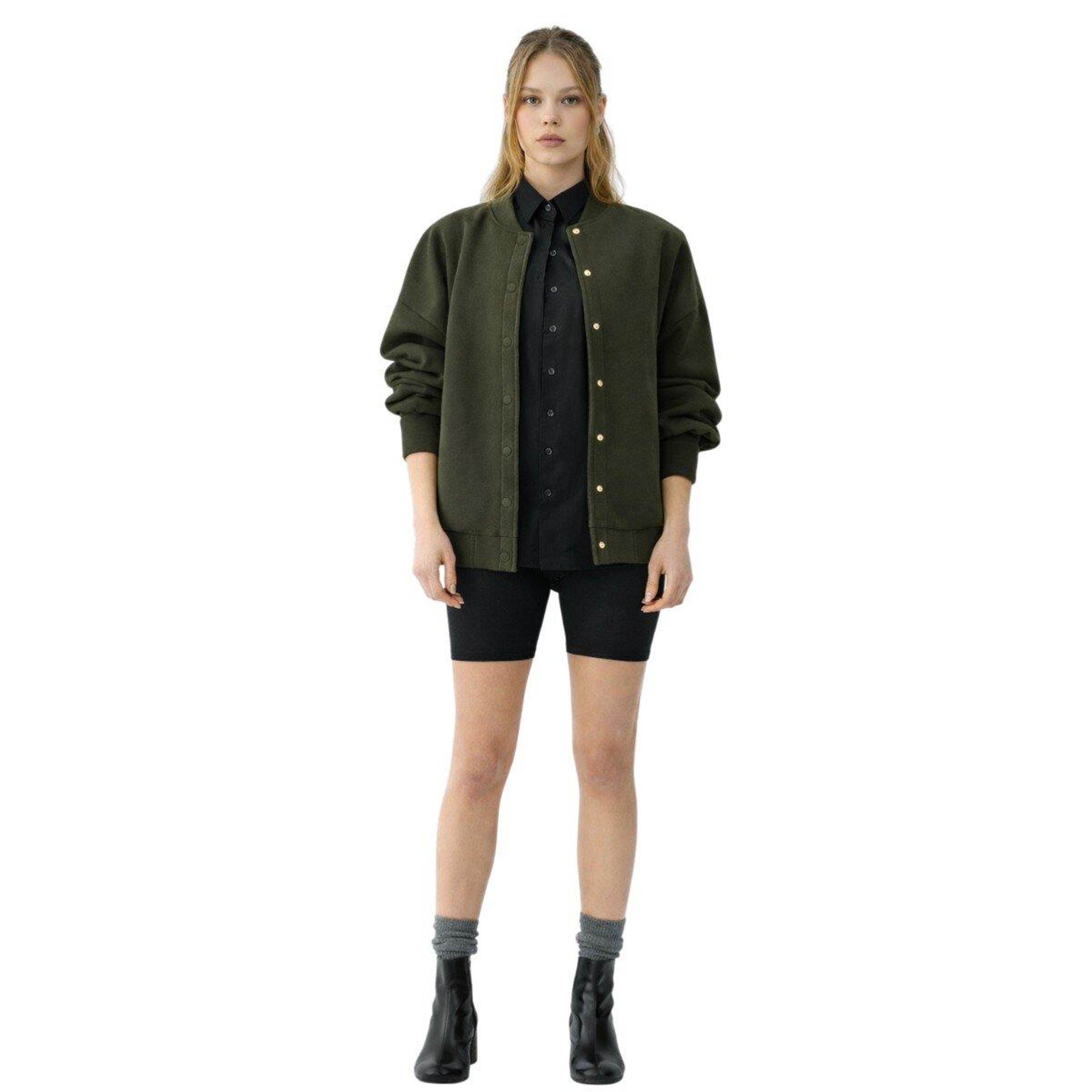 Qua Home Paula Kadın Bomber Ceket Haki