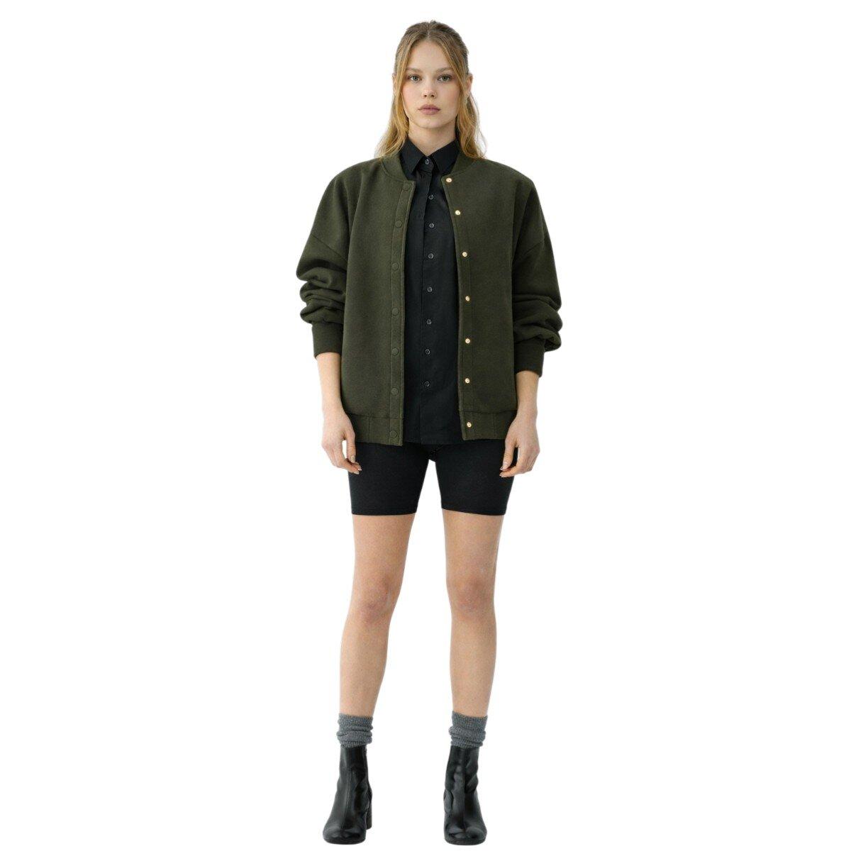 Qua Home Paula Kadın Bomber Ceket Haki