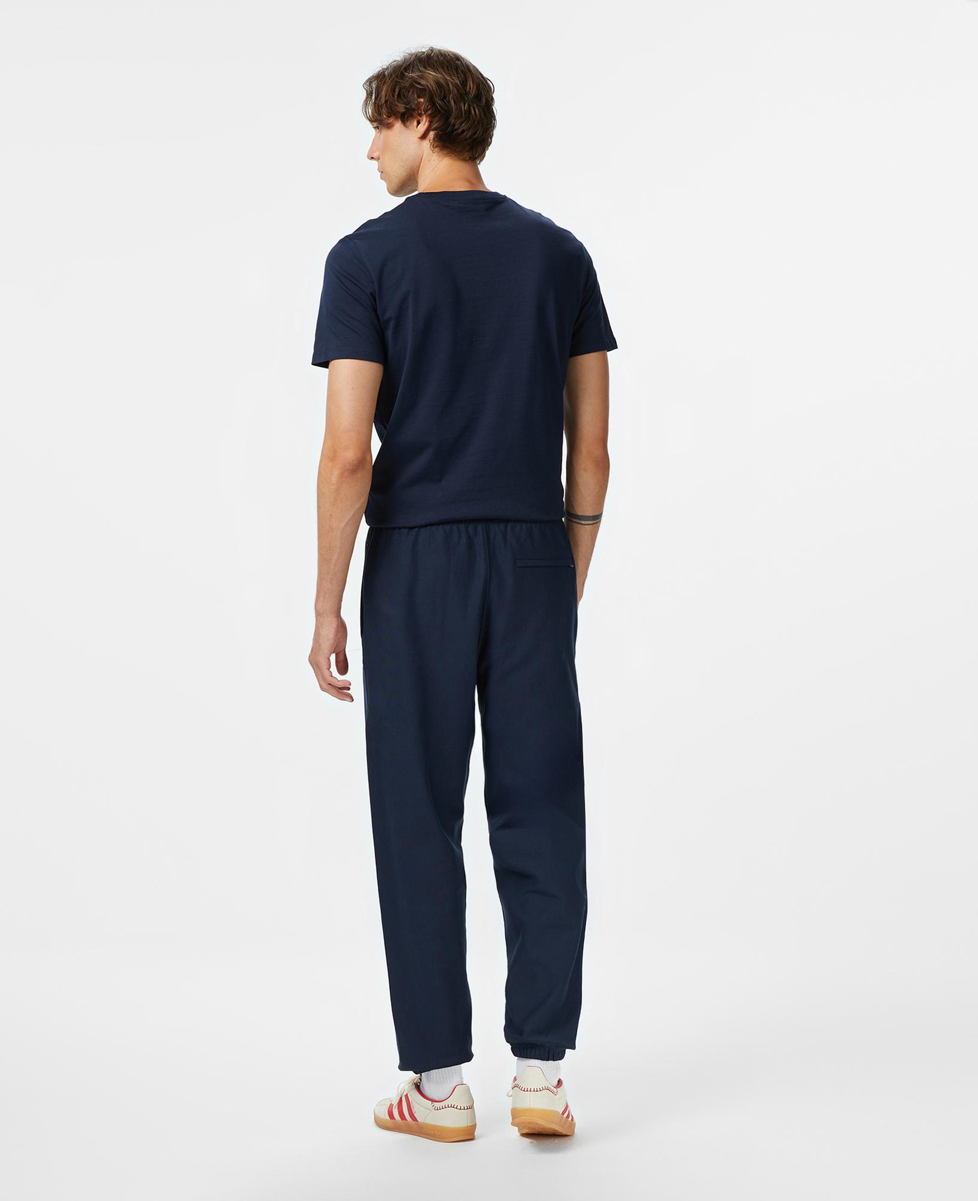 Calvin Klein Premium Terry Monogram Jogger Erkek Lacivert Eşofman Altı