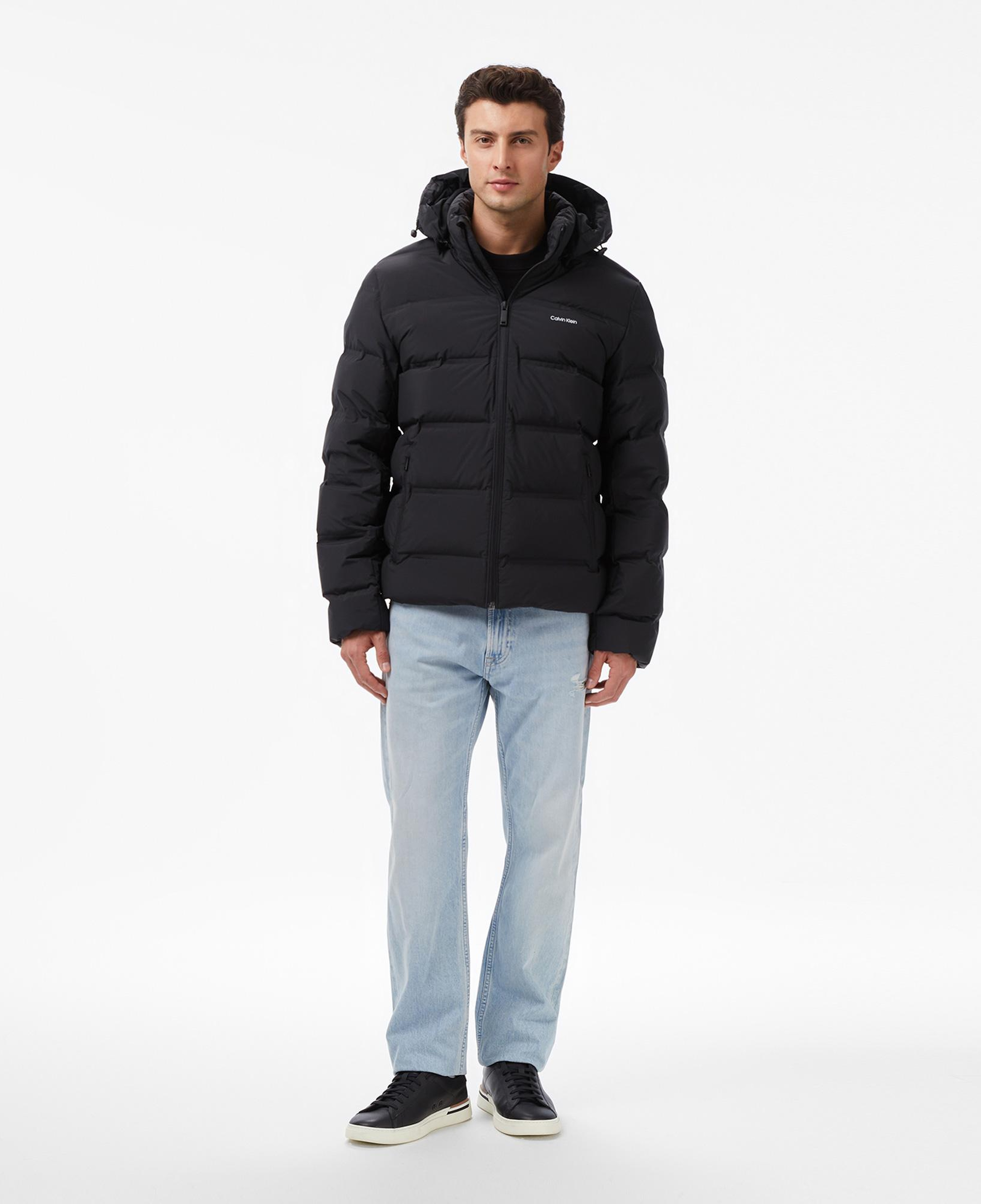 Calvin Klein Quilted Bonded Channel Erkek Siyah Mont