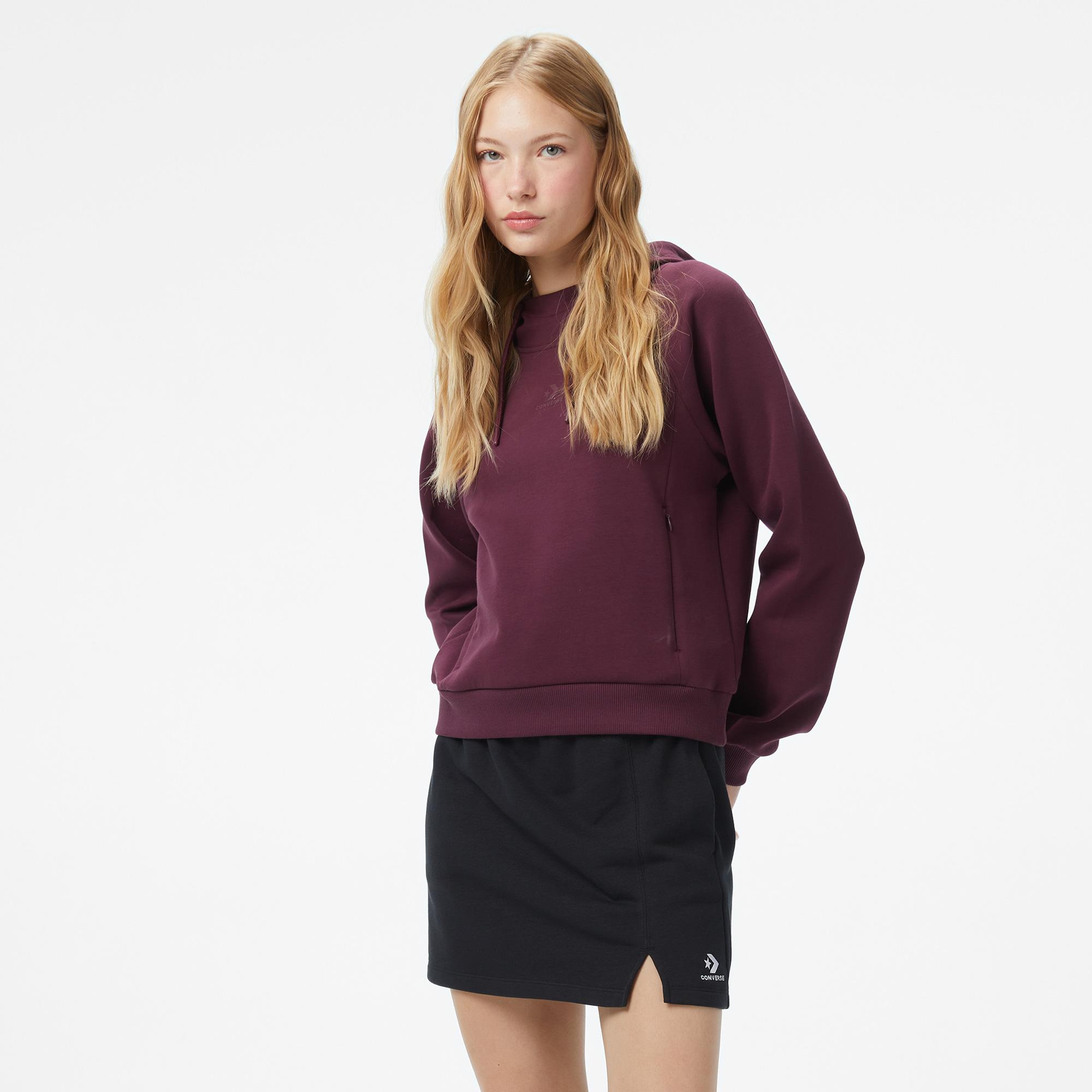 Converse Kadın Bordo Sweatshirt
