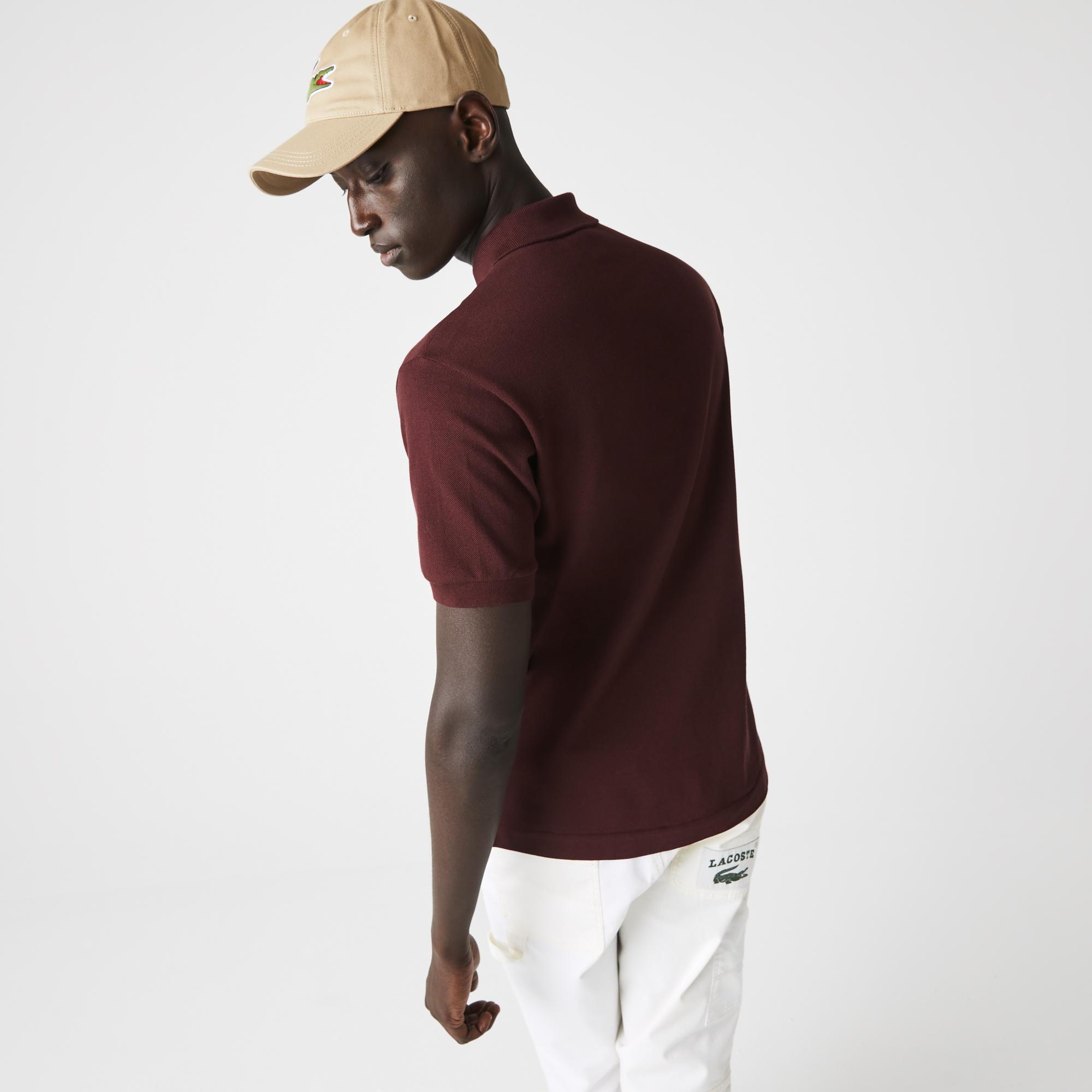 Lacoste L.12.12 Erkek Classic Fit Bordo Polo