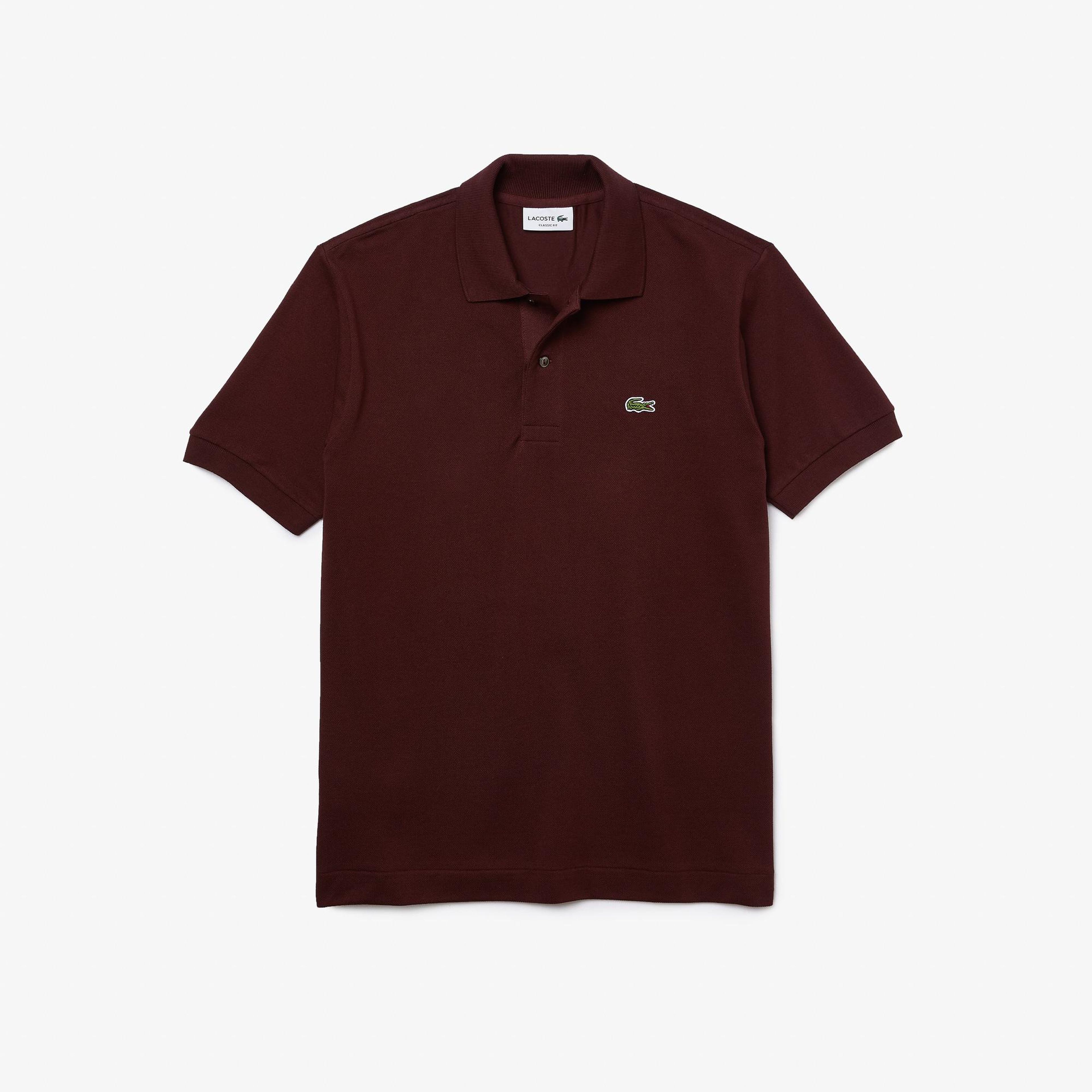 Lacoste L.12.12 Erkek Classic Fit Bordo Polo