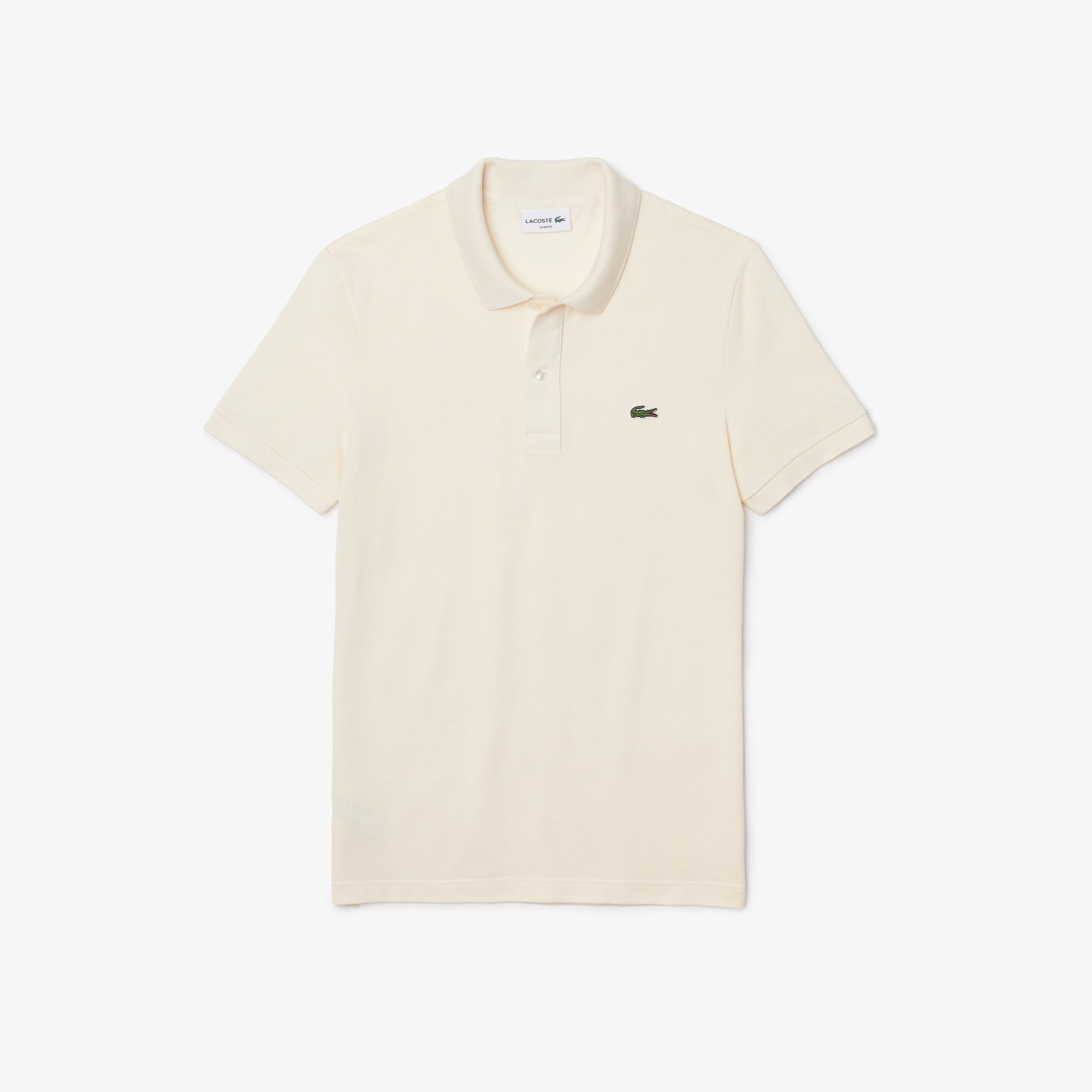 Lacoste L.12.12 Erkek Slim Fit Bej Polo