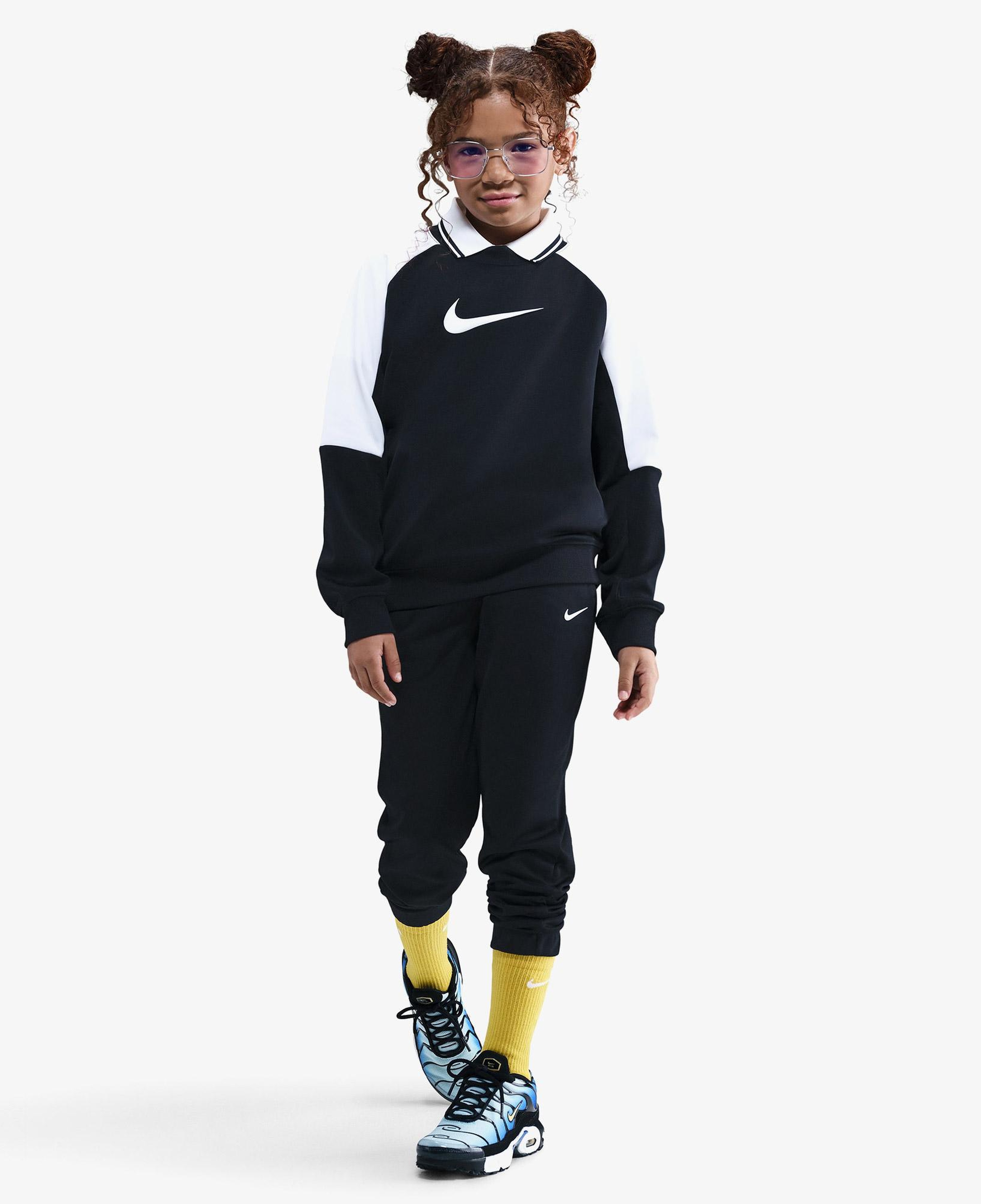 Nike Sportswear Dri-Fit Crew Çocuk Siyah Eşofman Takımı