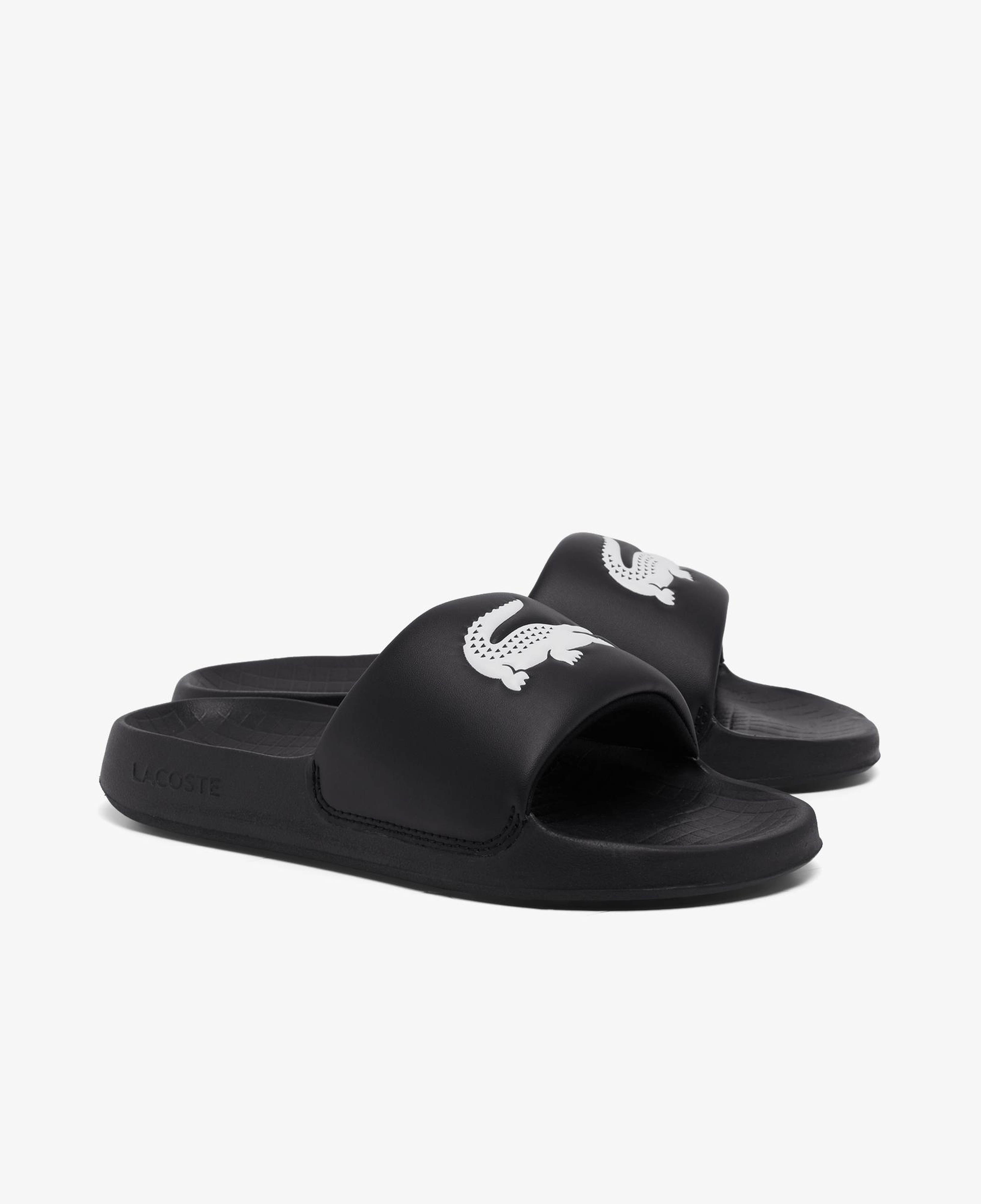Lacoste Serve Slide Kadın Siyah Terlik