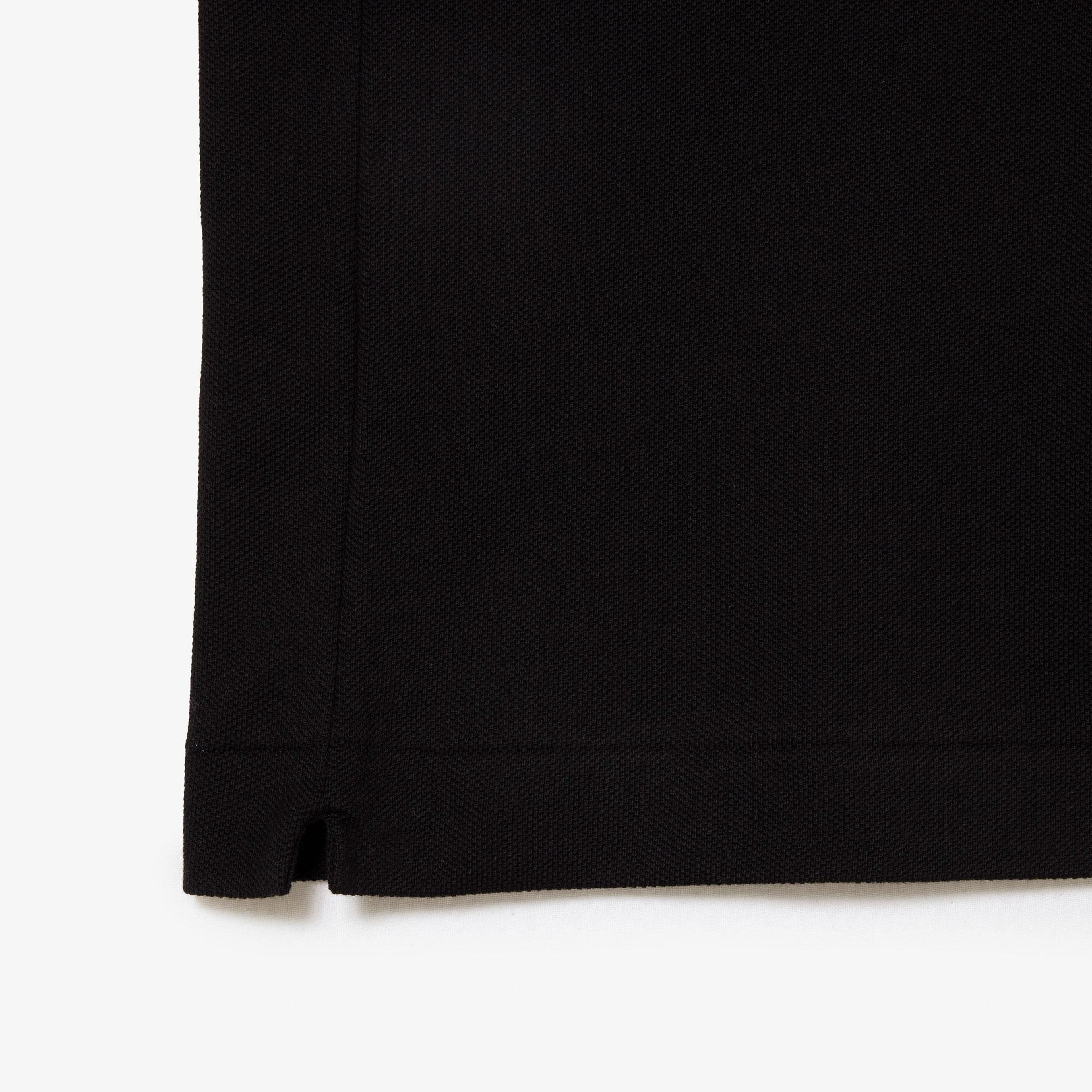 L.12.12 Erkek Classic Fit Siyah Polo