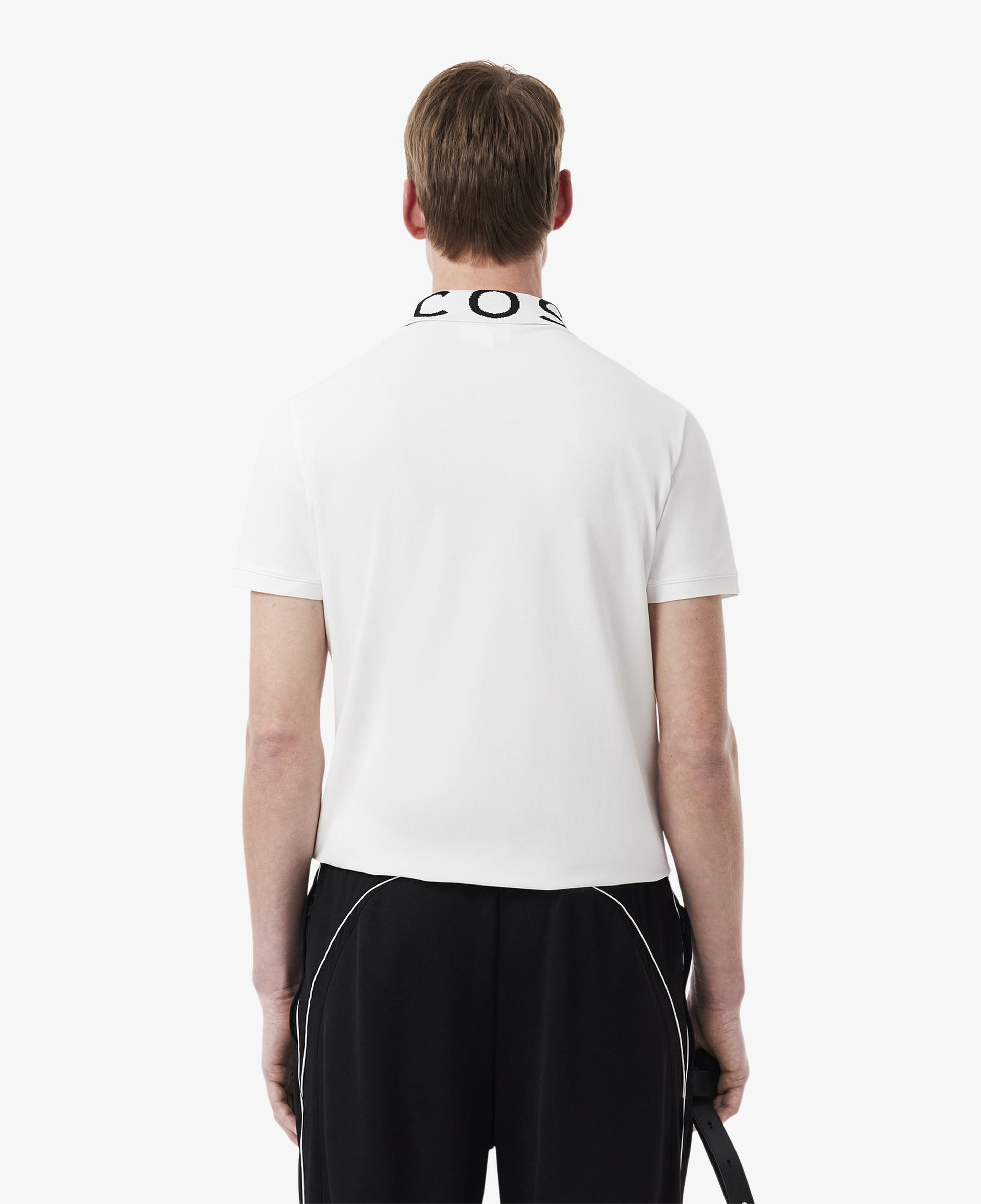 Lacoste Erkek Slim Fit Baskılı Beyaz Polo