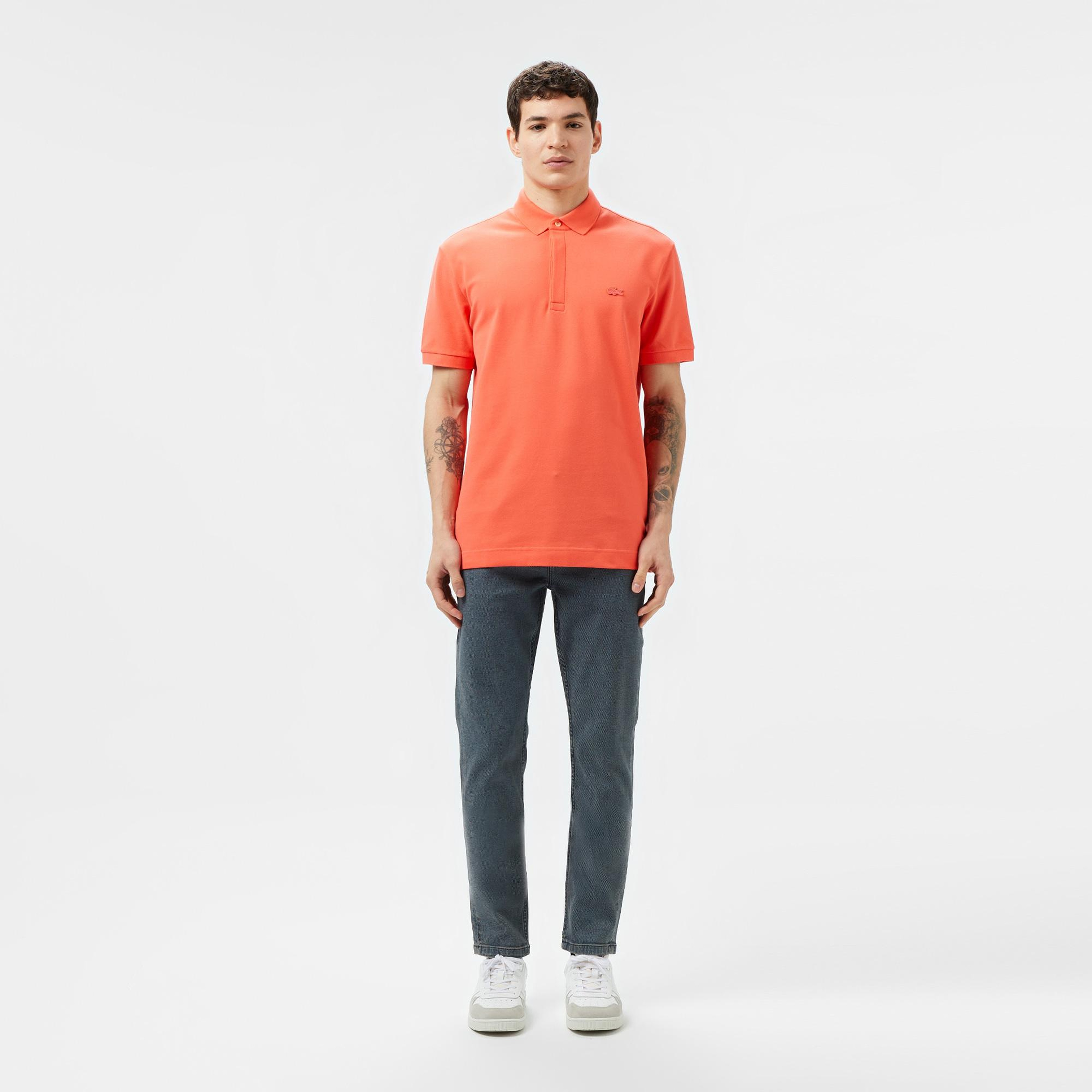 Lacoste Paris Erkek Regular Fit Turuncu Polo