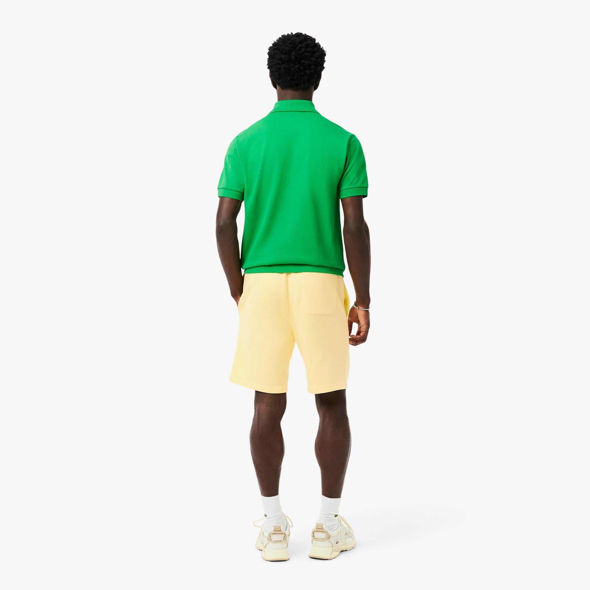Lacoste Graphic Print Fleece Erkek Mavi Şort