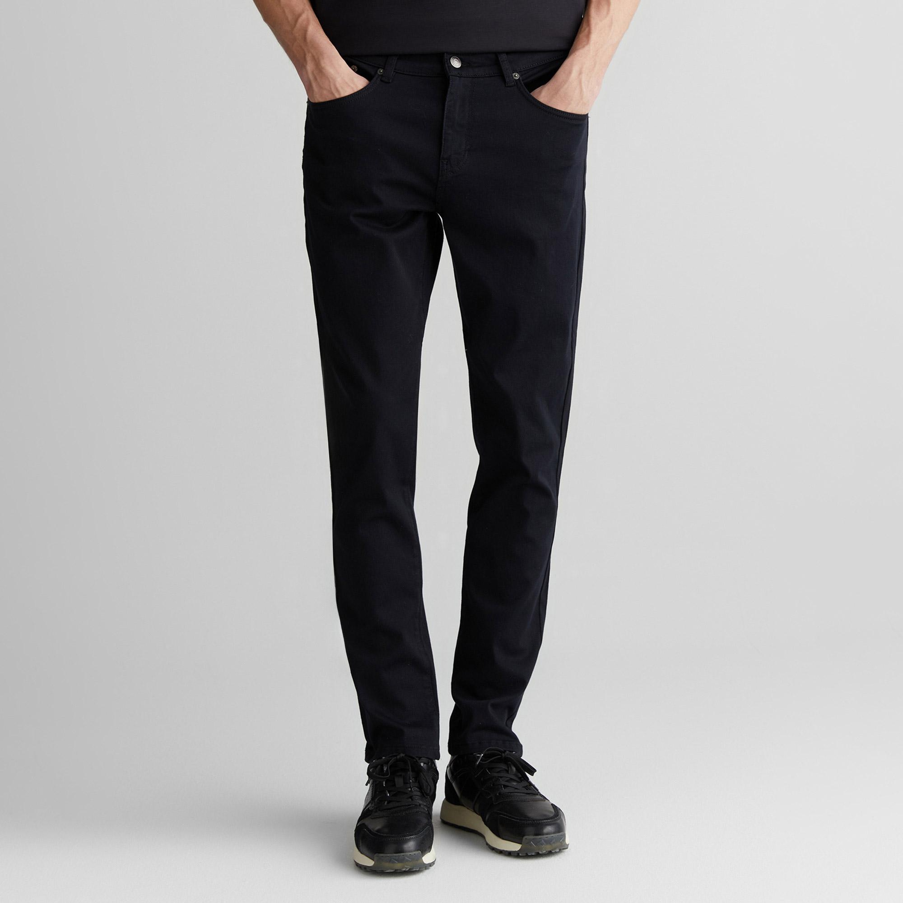 GANT Erkek Siyah Slim Fit Pantolon